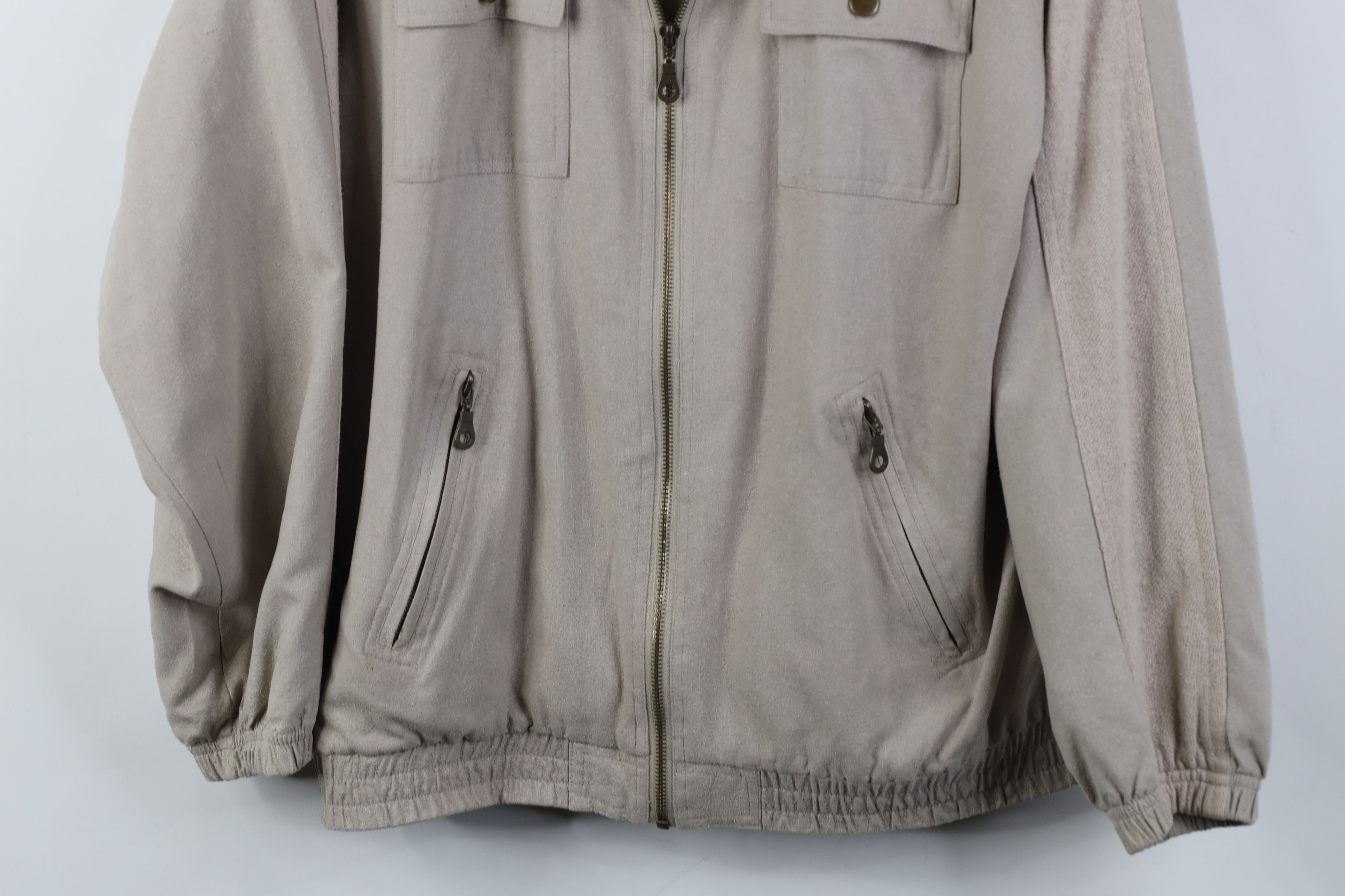 Vintage Vintage 90s Streetwear Silk Full Zip Bomber Jacket Size M / US 6-8 / IT 42-44 - 3 Thumbnail