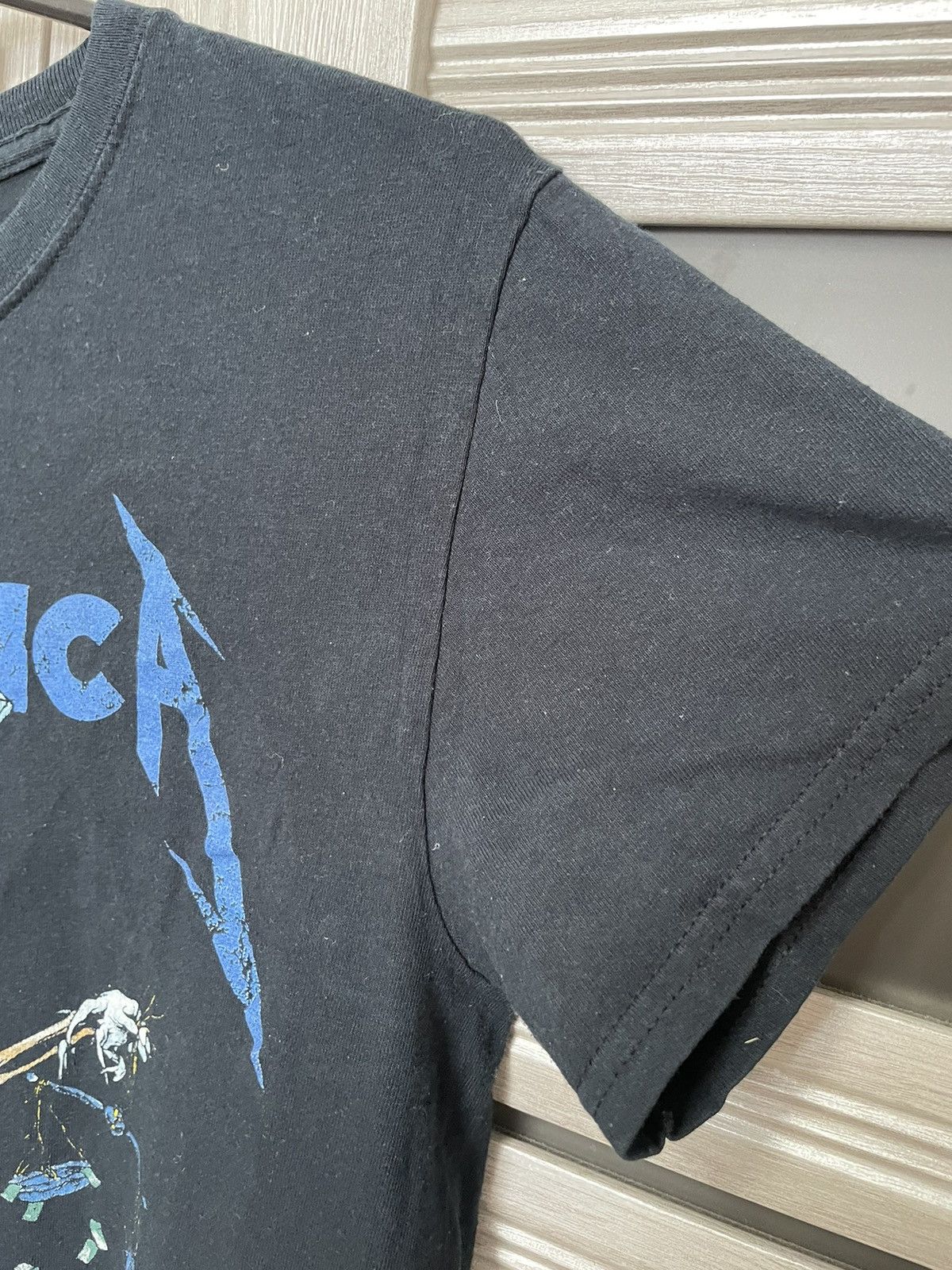 Band Tees Vintage Metallica Justice Tour Tee Band 90s Rock Black Size US S / EU 44-46 / 1 - 3 Thumbnail