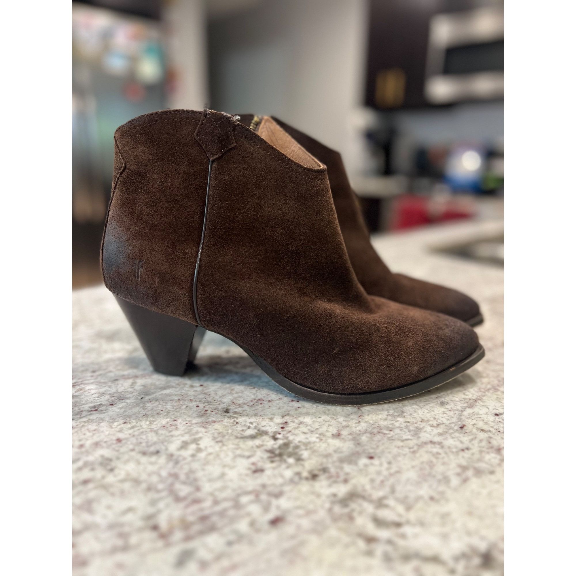 Frye Frye June Suede Western Bootie - Size 11 Size US 11 / IT 41 - 2 Thumbnail