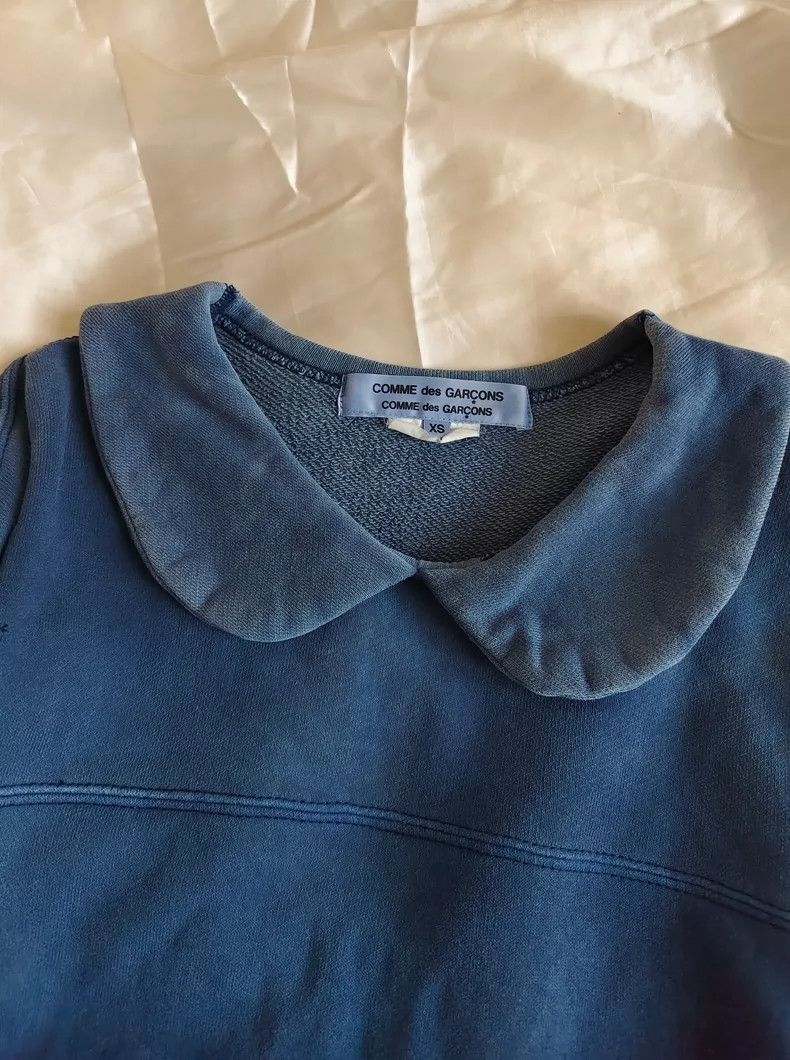 Comme des Garcons Comme Des Garcons Navy blue decolorized hoodie 2503-Nextarr Size XS / US 0-2 / IT 36-38 - 3 Thumbnail
