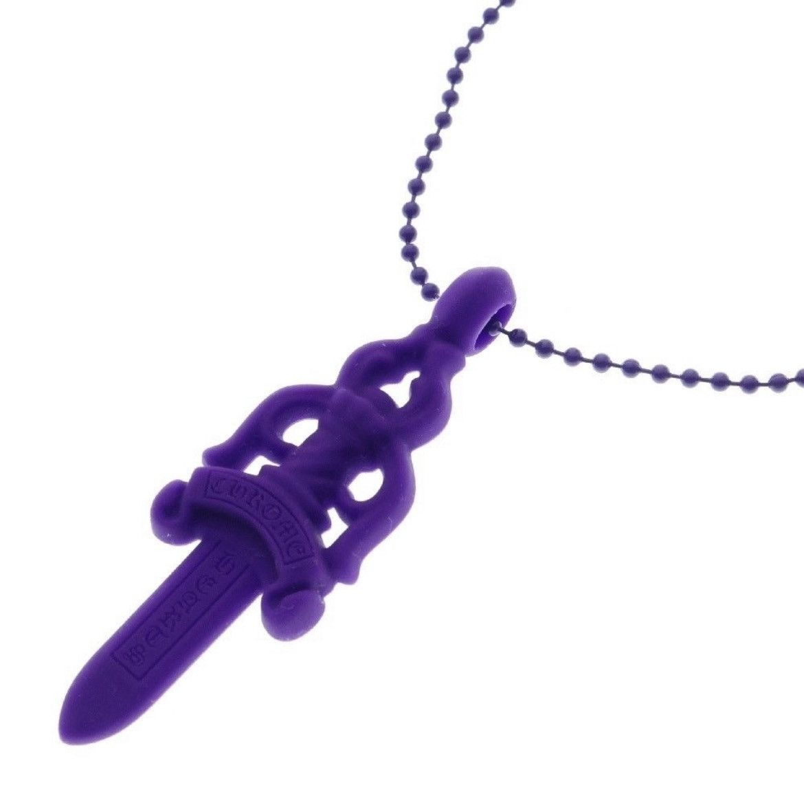 入手困難◆CHROME HEARTS◆Silichrome Dagger Pendant Purple Chrome Hearts Resin Dagger Pendant Necklace - SRM – SHENGLI