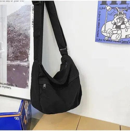 Other Black Vintage Casual Crossbody Bag Unisex Size ONE SIZE - 3 Thumbnail
