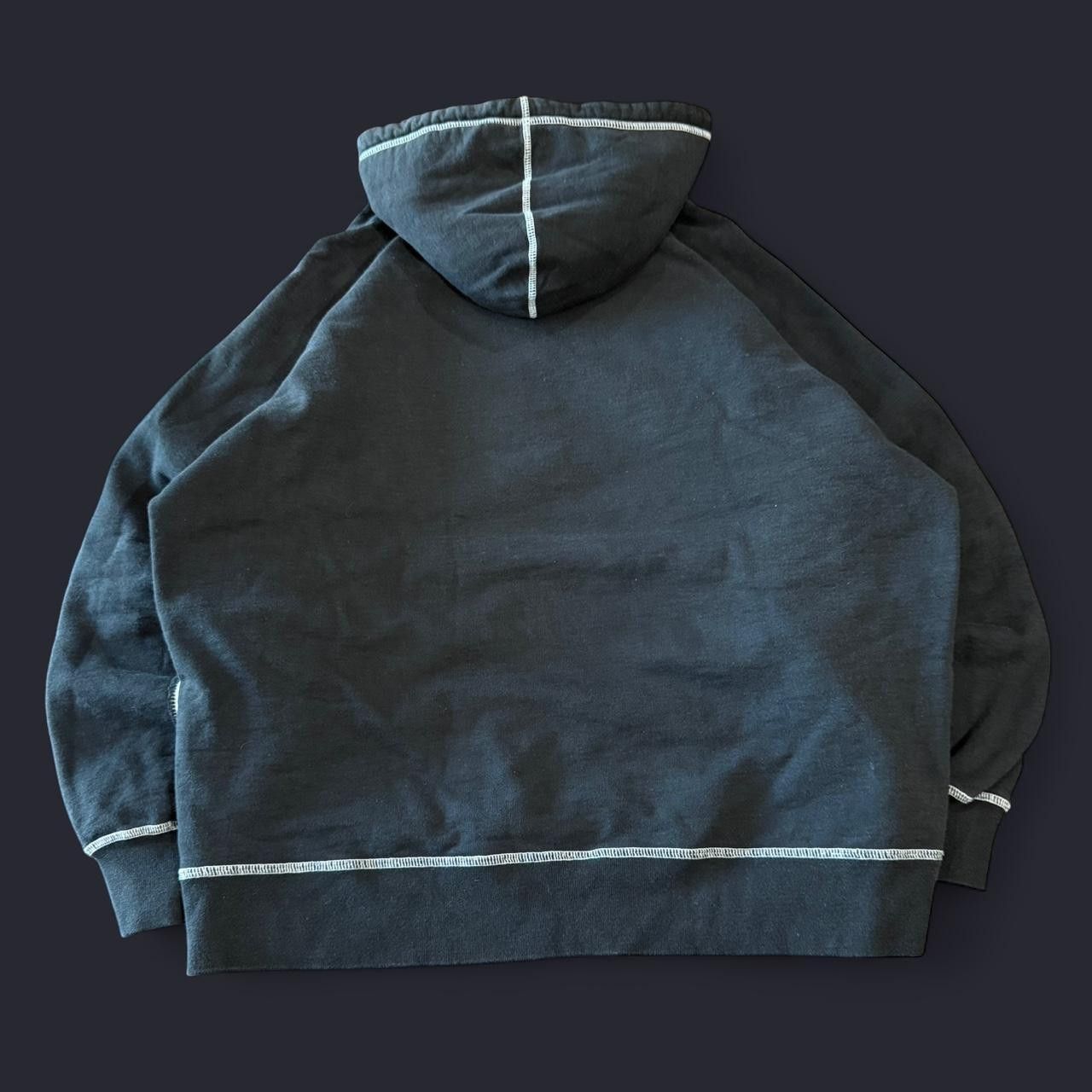 Supreme Supreme Paneled Script Hooded Sweatshirt Size US M / EU 48-50 / 2 - 2 Thumbnail