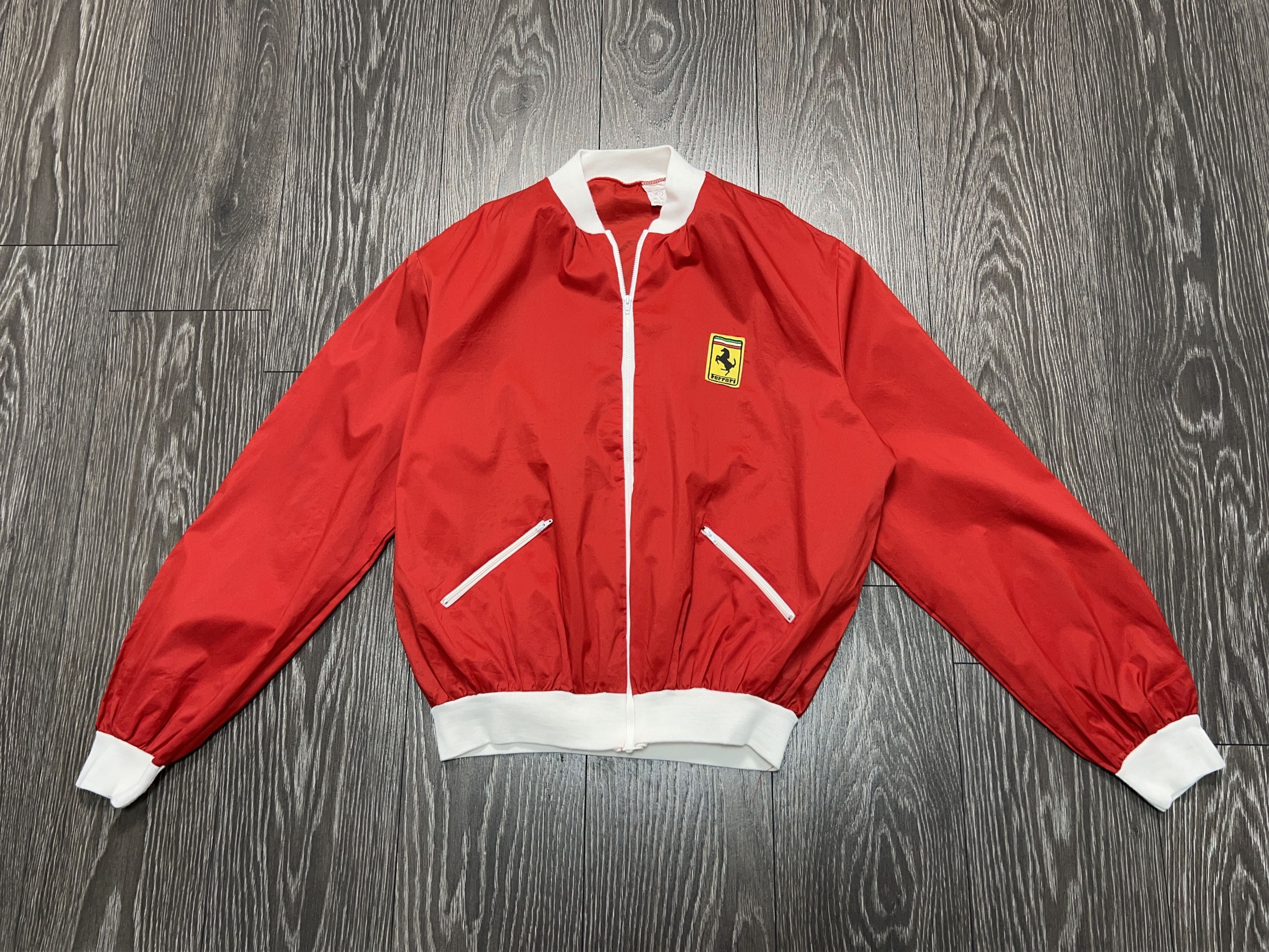 Vintage Mens Formula F1 Lightweight Bomber Jacket Polyamide Size L Size US L / EU 52-54 / 3 - 1 Thumbnail