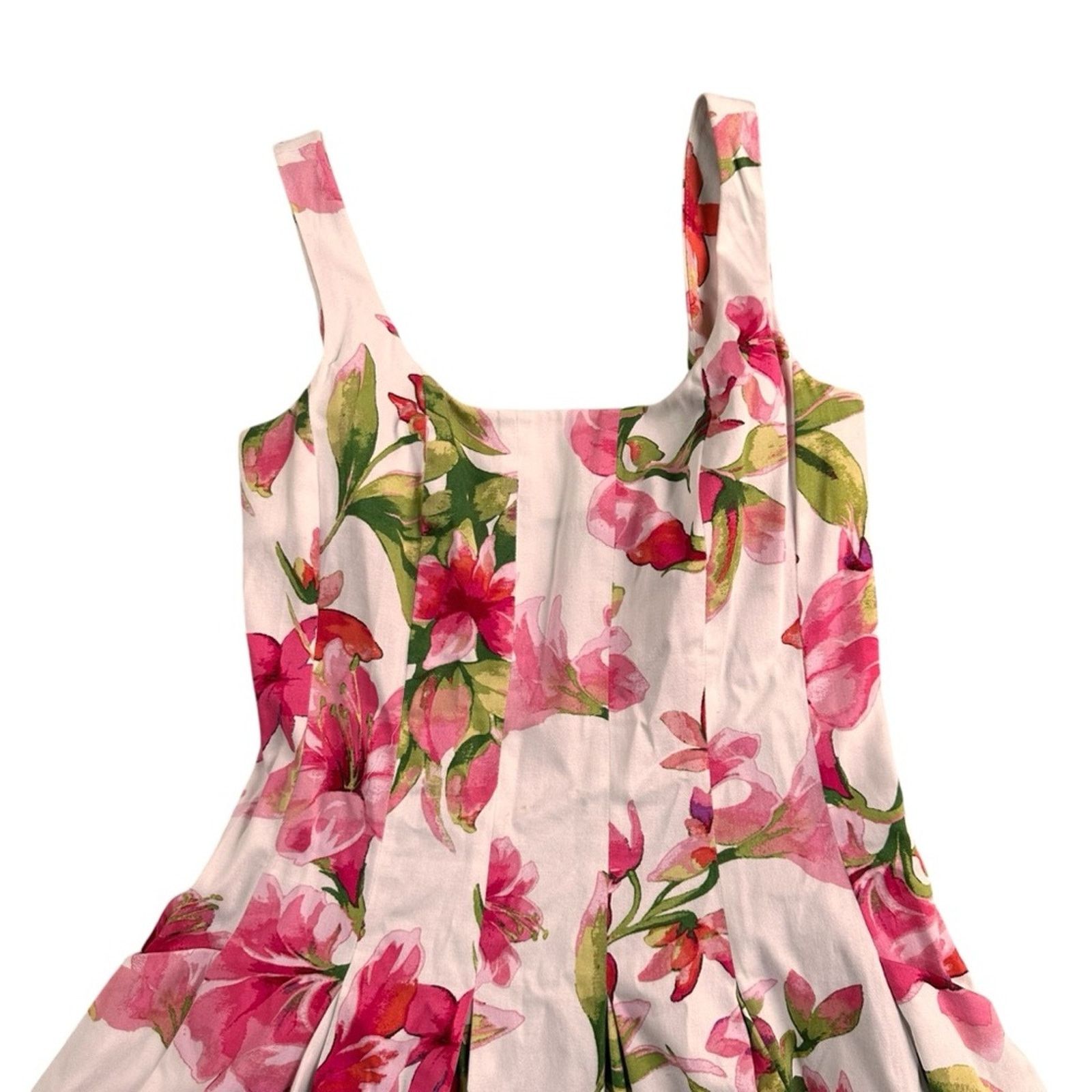 Lauren Ralph Lauren Ralph Lauren Floral Fit & Flare Dress – Pink/White – Size 4 Size S / US 4 / IT 40 - 3 Thumbnail