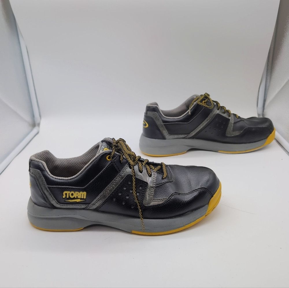 Other Storm Lightning Sz 10 M Men's Black and Yellow Bowling Shoe Size US 10 / EU 43 - 6 Thumbnail