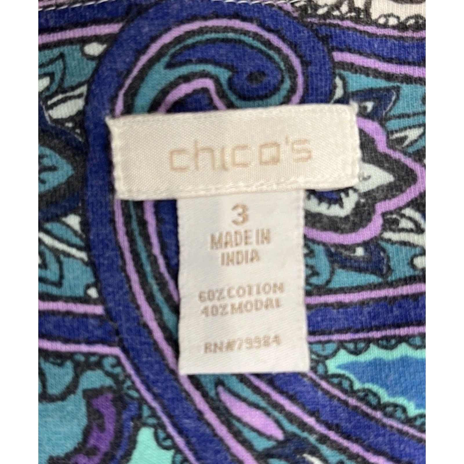 Chicos CHICO'S GRAND STATEMENT EMBELLISHED MULTI COLOR Size 3 Size XL / US 12-14 / IT 48-50 - 5 Thumbnail