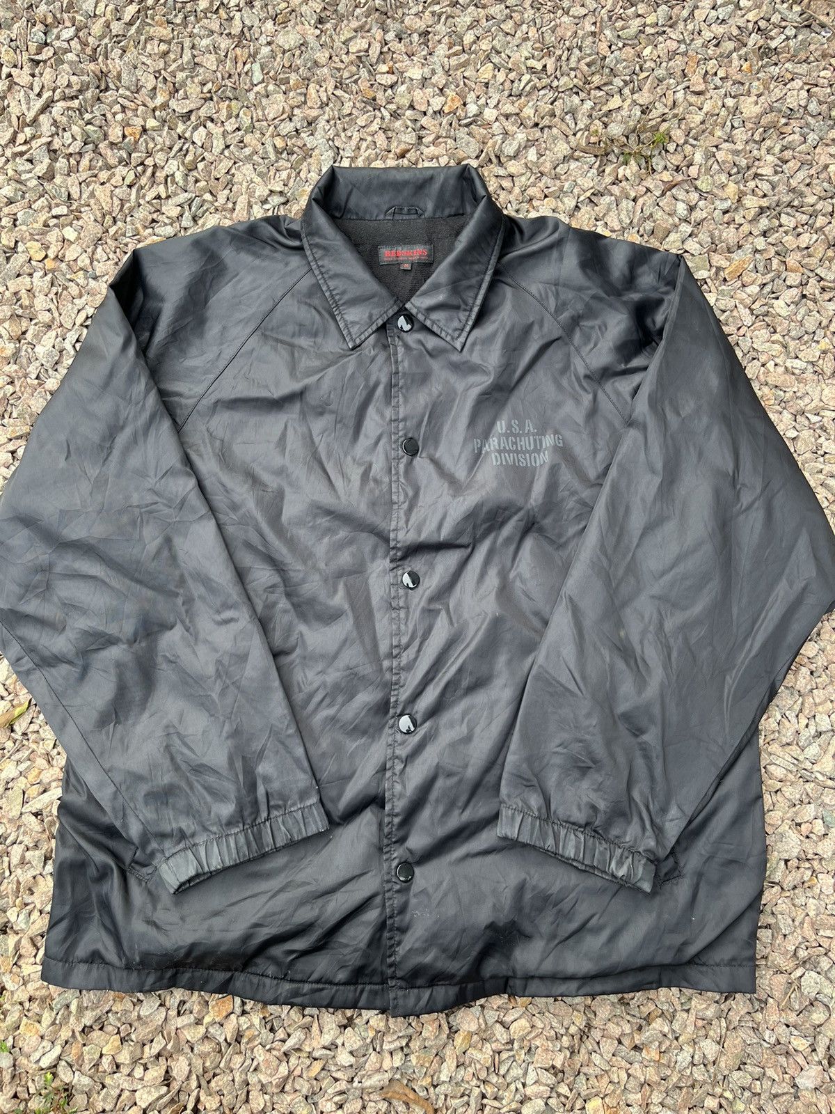 Vintage Vintage USA PARACHUTING DIVISION USAF Coach Jackets Size US L / EU 52-54 / 3 - 1 Thumbnail
