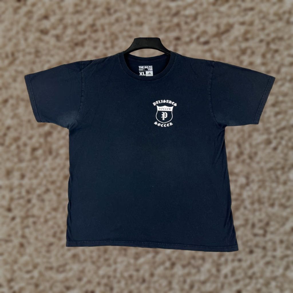 Adidas Adidas Shirt Mens XL Black Palisades Soccer Short Sleeve Crew Neck Mens T-Shirt Size US XL / EU 56 / 4 - 1 Thumbnail