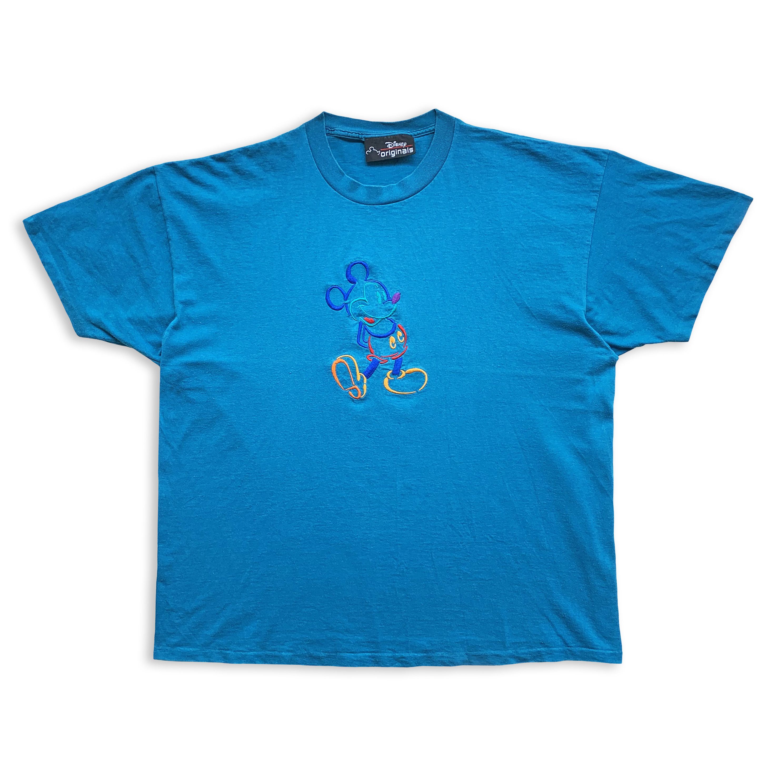 Disney Vintage 80s 90s DISNEY t shirt Mickey Mouse Single Stitch Size US XXL / EU 58 / 5 - 2 Thumbnail