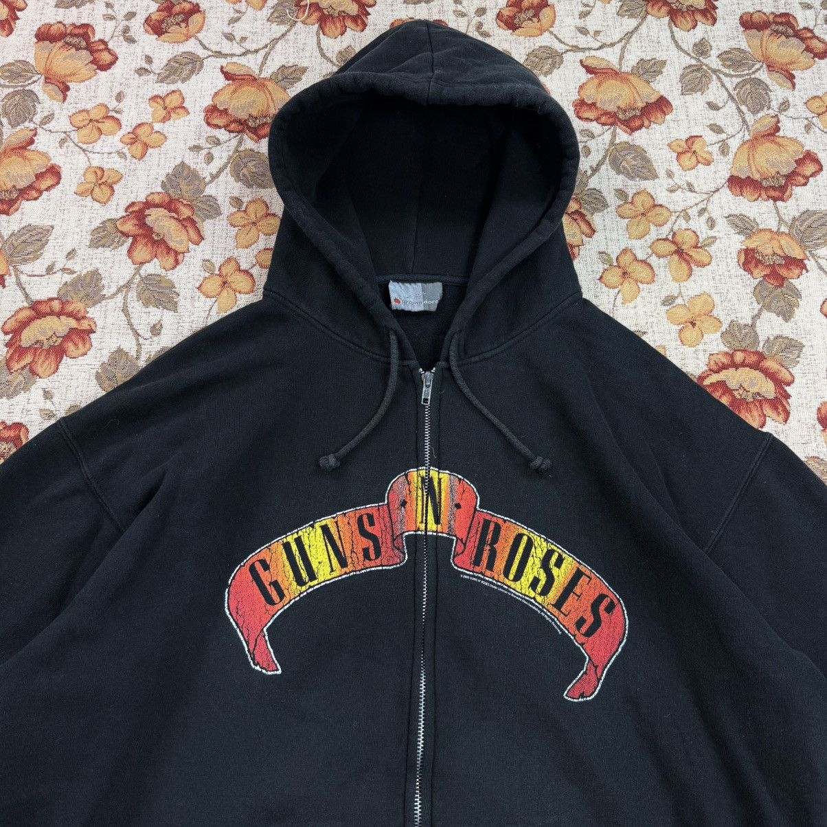 Band Tees × Vintage Vintage 2005 Guns N’ Roses Zip Hoodie Rock Band Boxy Fit Size US L / EU 52-54 / 3 - 2 Thumbnail