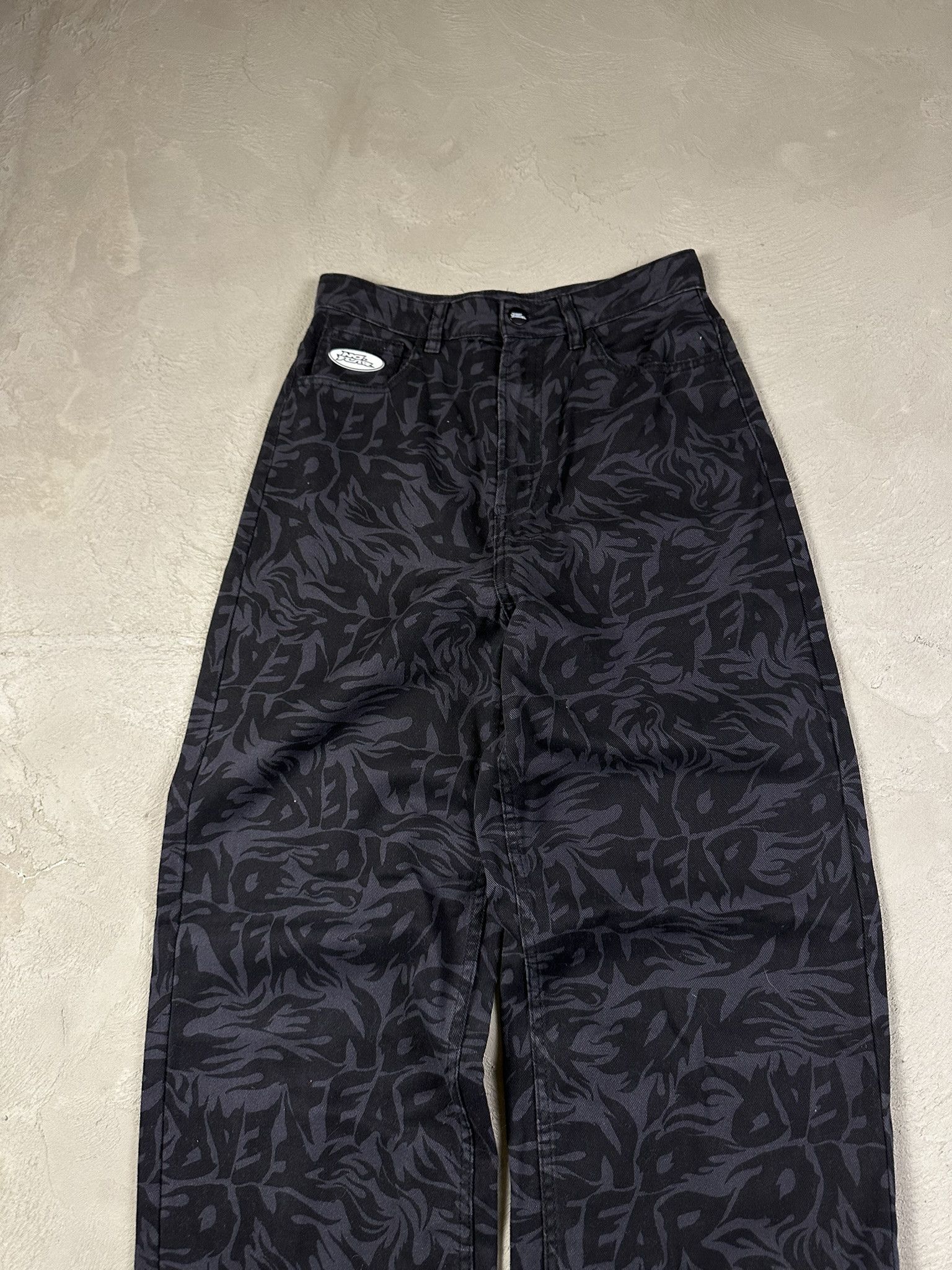 H&M Vintage Y2k No Fear H&M Fullprint Oversized Baggy Pants Size US 30 / EU 46 - 3 Thumbnail