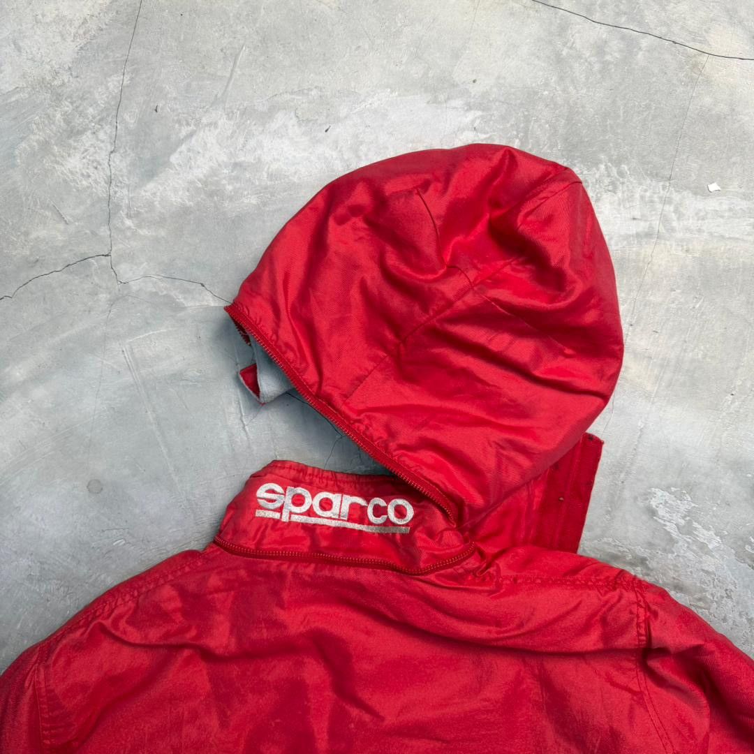 Gear for Sports Vintage Sparco Red Puffer Jacket / Parka - Made In Italy Size US XL / EU 56 / 4 - 5 Thumbnail