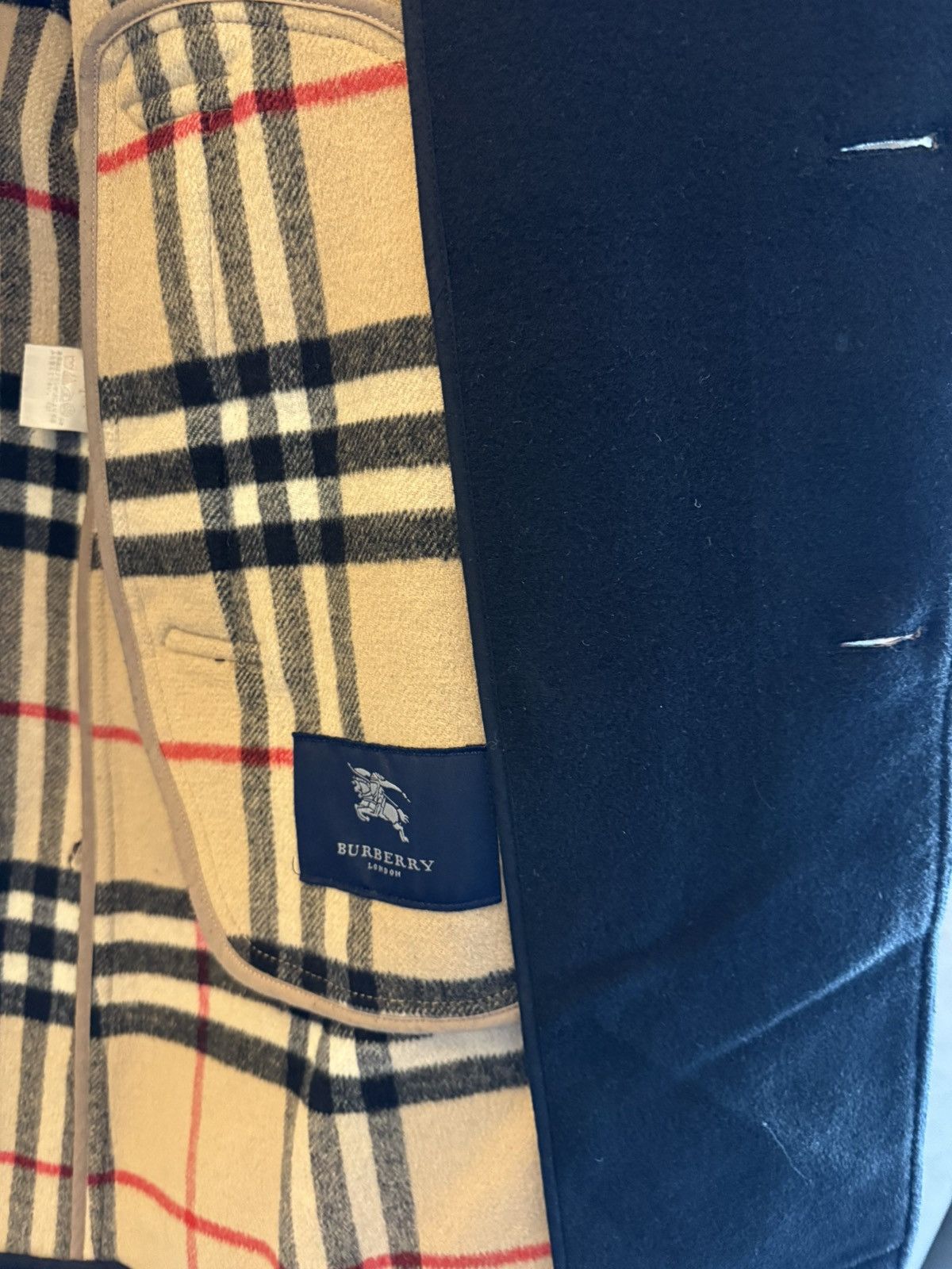 Burberry Burberry made is Japan Wool Double Breasted Coat Size US L / EU 52-54 / 3 - 10 Thumbnail