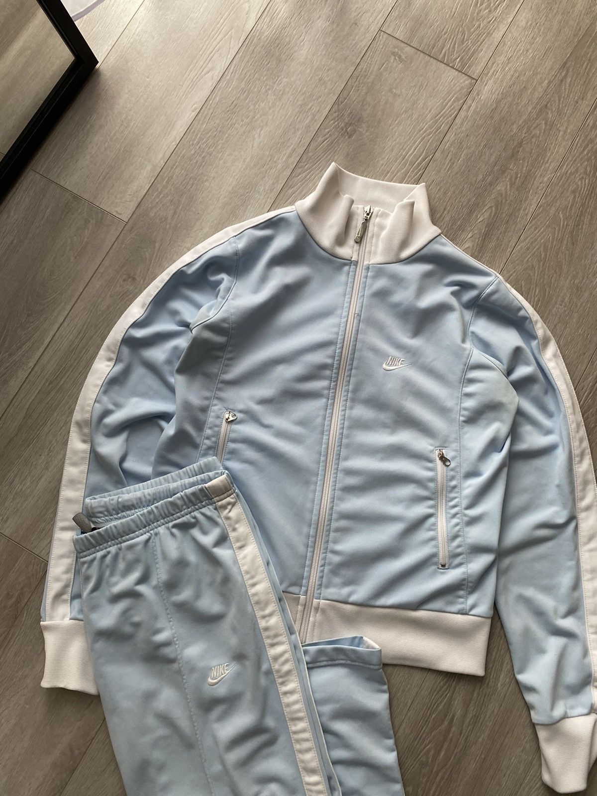 Nike × Vintage Nike Vintage 90s Y2k Track Suit Set Size S / US 4 / IT 40 - 2 Thumbnail