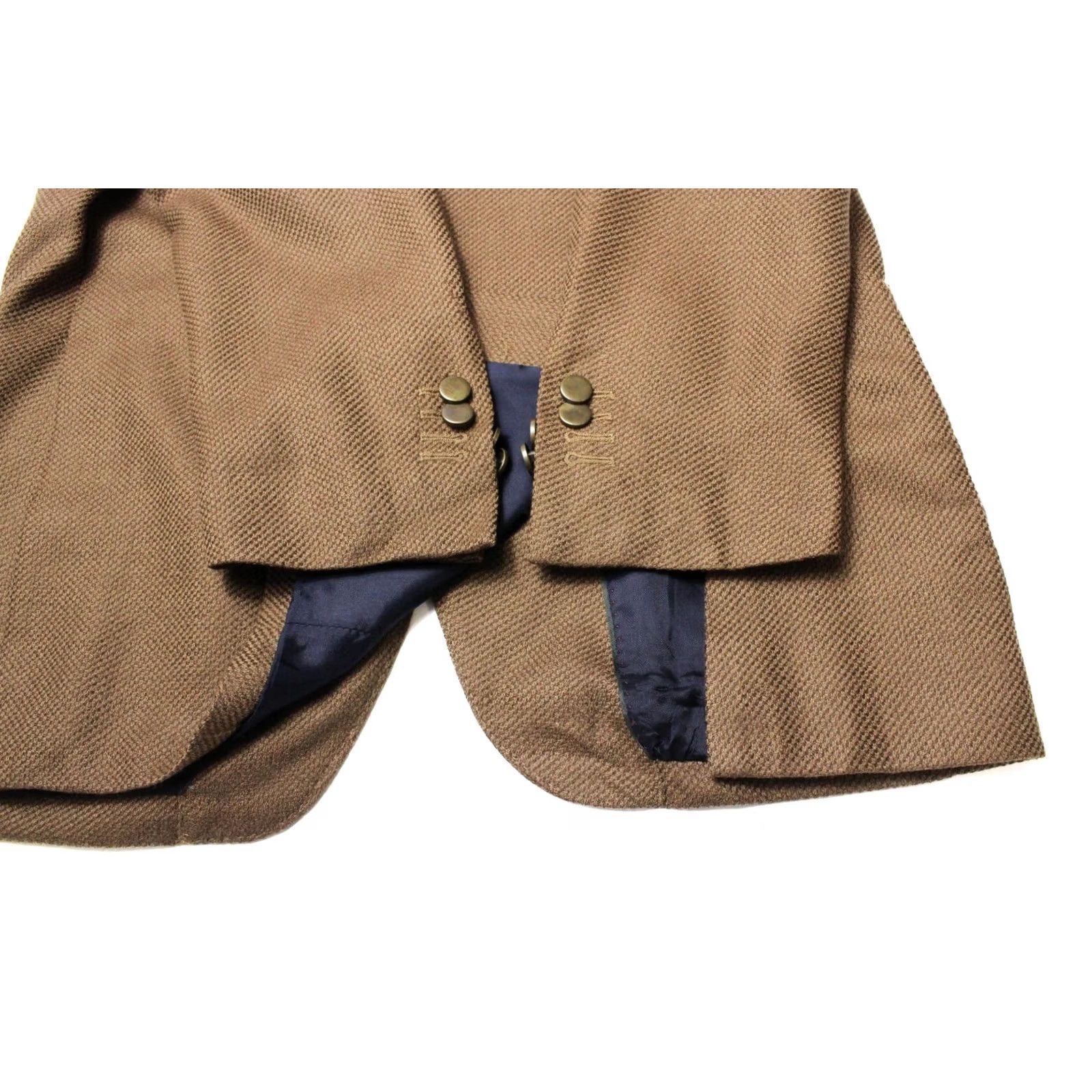 Massimo Dutti Massimo Dutti Blazer Men's US 40 Single Breasted Lined Button Jacket Brown Size 40R - 6 Thumbnail