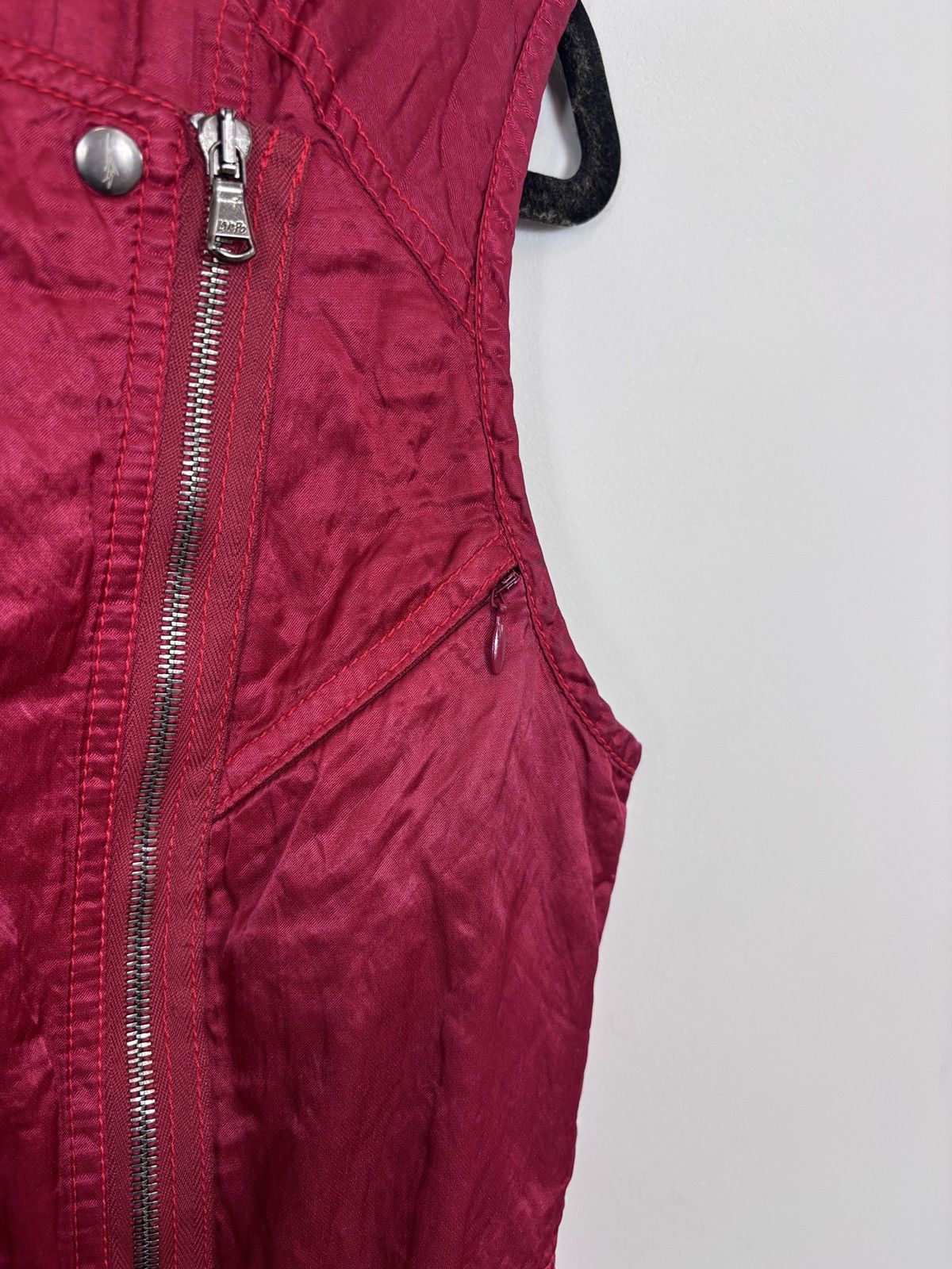 Other Vintage French Archival Women’s Red Vest Gilet Jacket Size M / US 6-8 / IT 42-44 - 10 Thumbnail