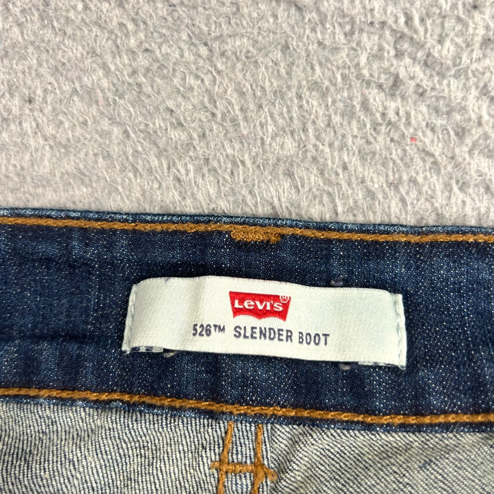 Levi's LEVI'S 526 Bootcut Jeans Womens 12 Blue Stretch Flap Pockets Size 34" / US 12 / IT 48 - 6 Thumbnail