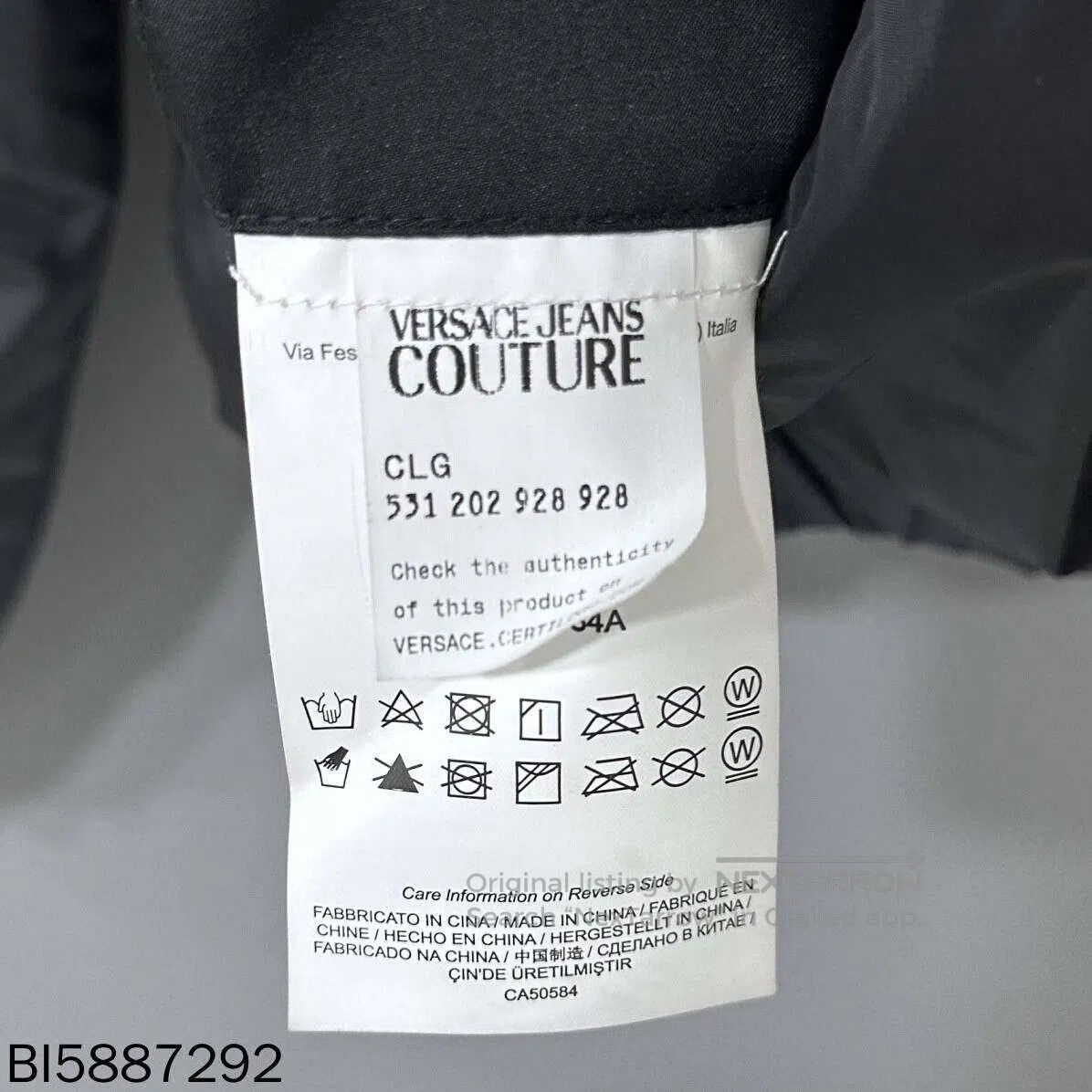 Versace reversible cotton jacket by gianni versace. Size US L / EU 52-54 / 3 - 5 Thumbnail
