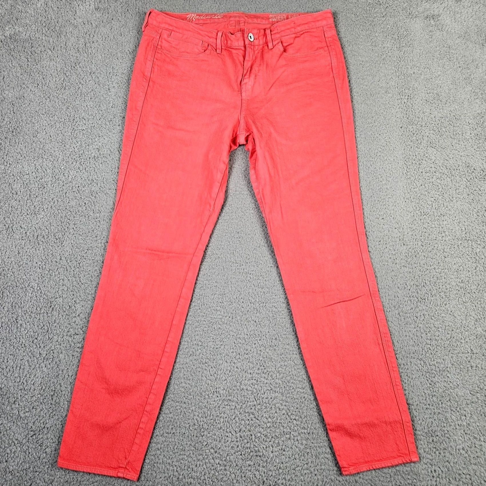 Madewell Madewell Jeans Main Pocket Mid Rise Five Pockets Denim Regular Size 29 Color Orange Womens 90s? Size 29" - 2 Thumbnail