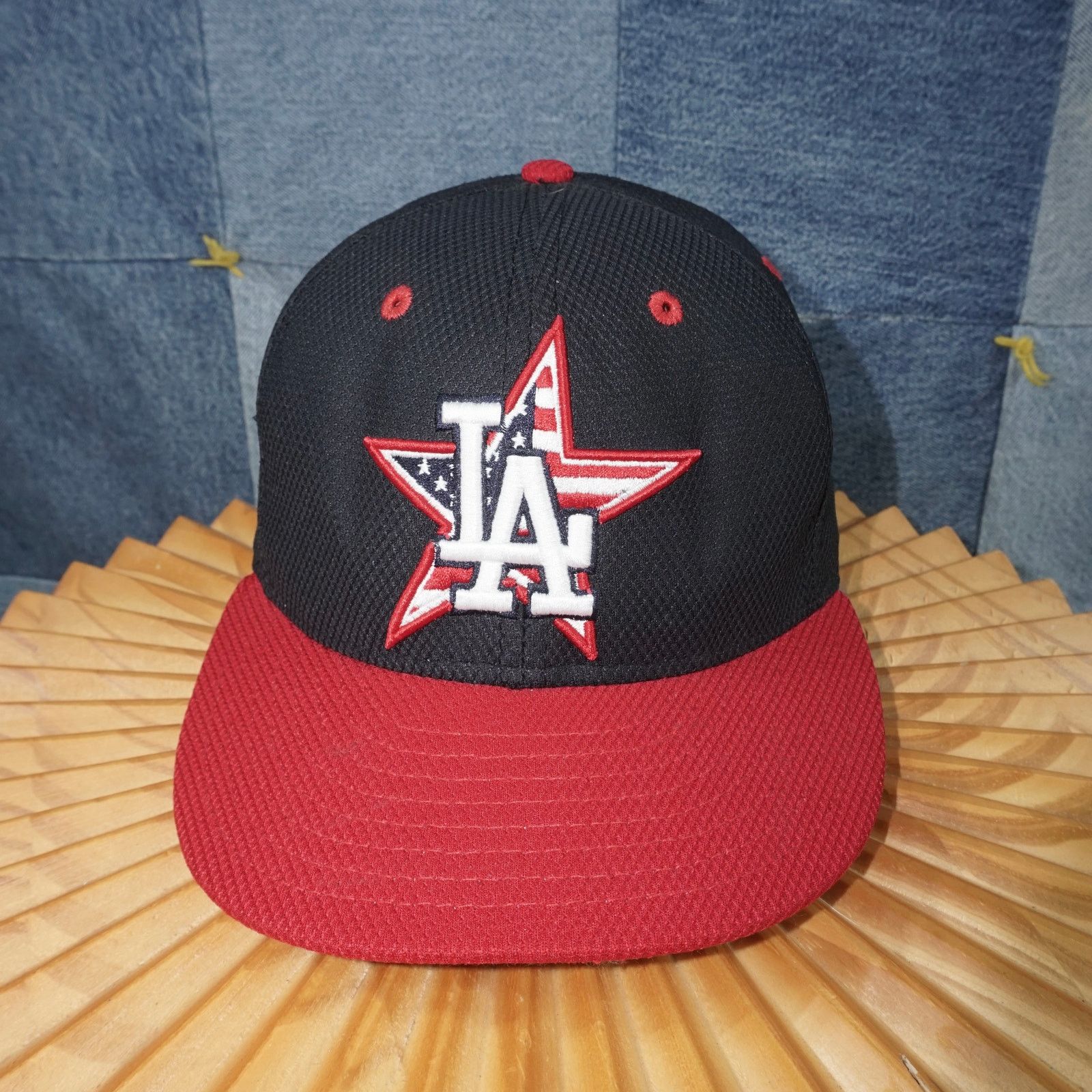 MLB 7 1/8 - Vintage los ángeles dodgers 4th of July LA MLB hat Size ONE SIZE - 1 Thumbnail