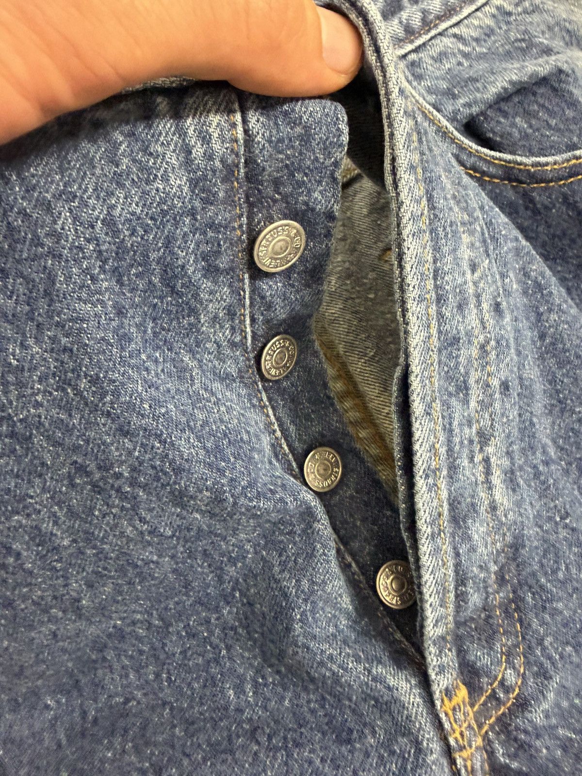 Levi's Vintage Clothing Vintage Levi’s Dead Stock 501 Jeans Size US 36 / EU 52 - 20 Thumbnail