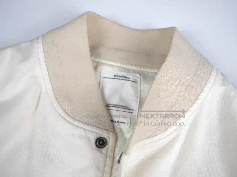 Visvim visvim Off-White Back Letter Bomber Jacket No. 3 Size US L / EU 52-54 / 3 - 3 Thumbnail