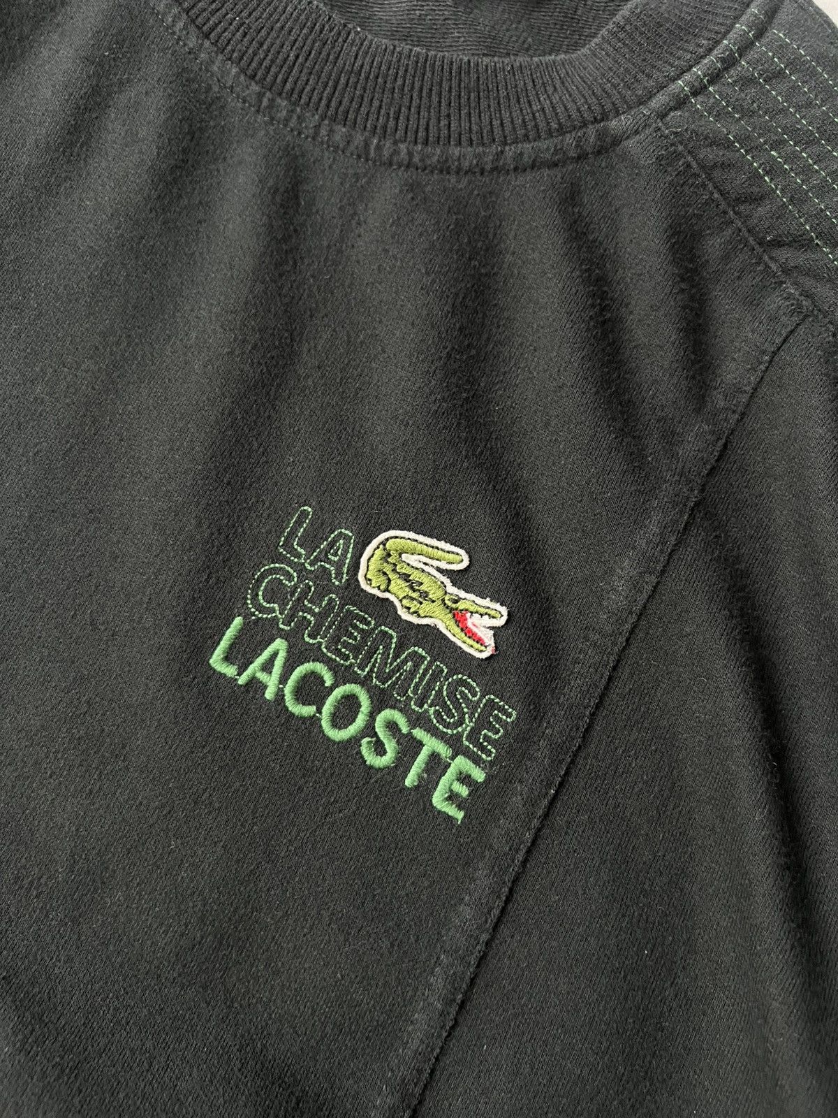 Lacoste 🐊 Y2K Lacoste Vintage Sweatshirt 🇫🇷 Made In France Black XL Size US XL / EU 56 / 4 - 5 Thumbnail