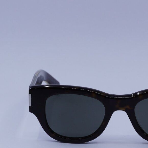 Saint Laurent Paris Saint Laurent SL573 002 Sunglasses Dark Havana Square Frame, Size ONE SIZE - 3 Thumbnail