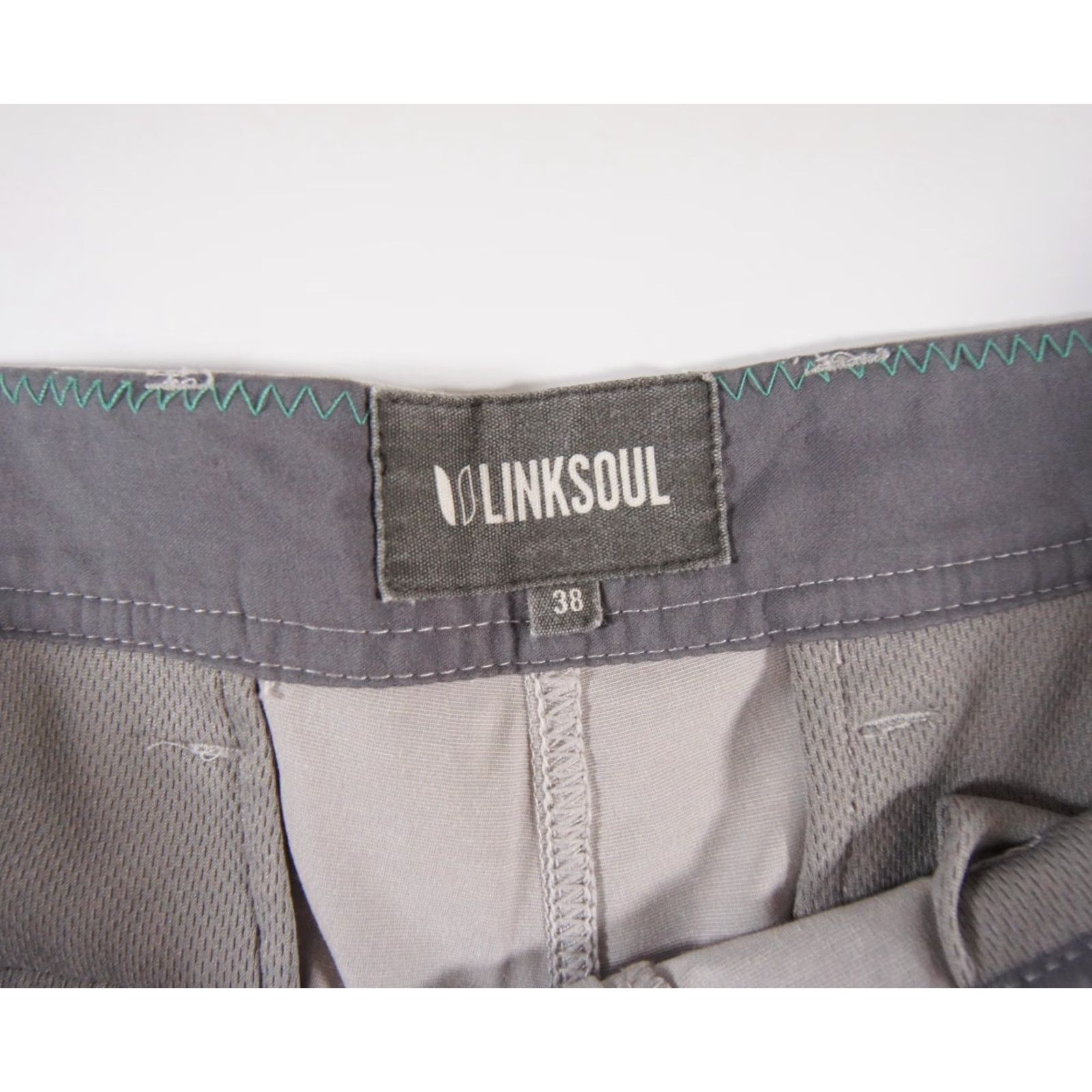 Vintage Linksoul Mens Shorts Chino 38 Gray 10" Stretch Casual Outdoor Regular Waist 38 Mens Size US 38 / EU 54 - 7 Thumbnail