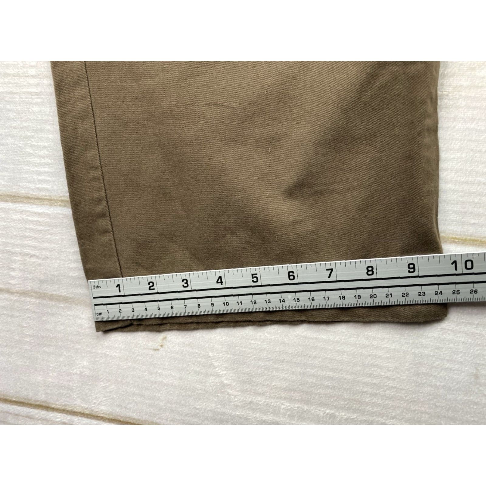 Vintage Caribbean Joe Cargo Pants Brown 20W Women 100% Cotton Plus Size Pockets Travel Casual NWT Size 42" / US 20 - 7 Thumbnail