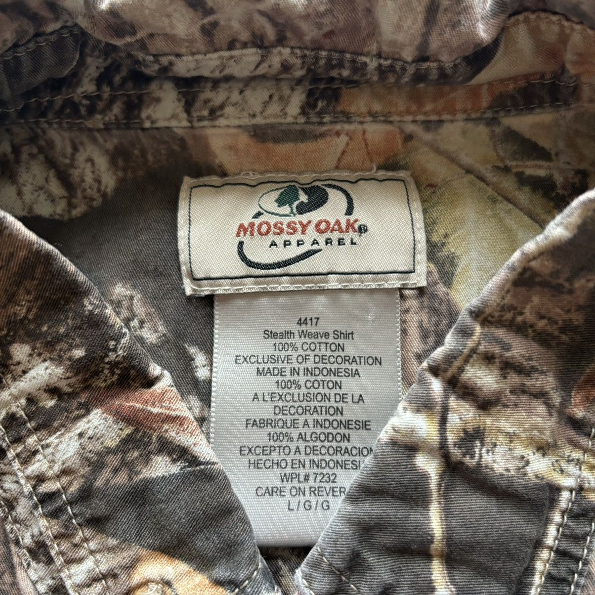 Mossy Oaks Y2k stealth weave mossy oak camo realtree button up Size US L / EU 52-54 / 3 - 5 Thumbnail