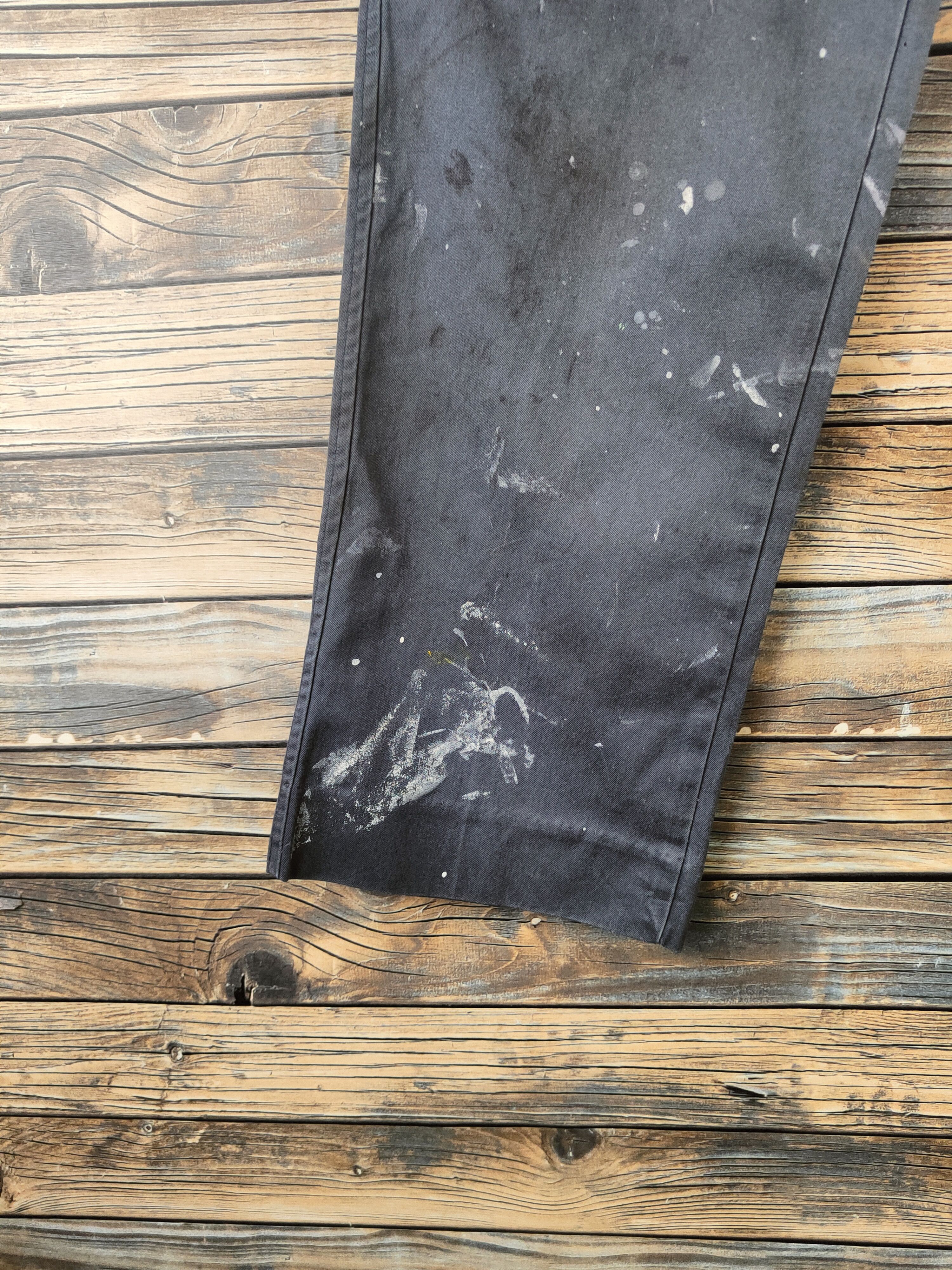Japanese Brand DL W.impact Dark Gray Multipocket Cargo Pants #46-299 Size US 29 - 4 Thumbnail