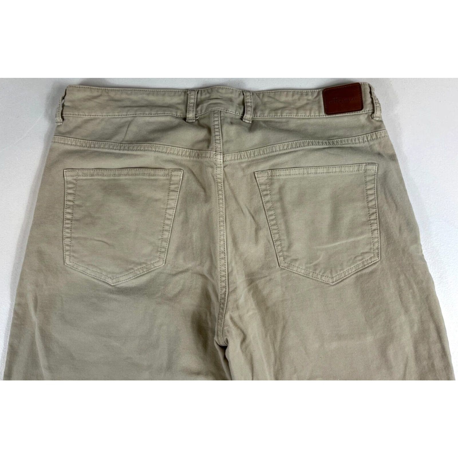 Peter Millar Peter Millar Crown Vintage Pants Men’s 34x29 Beige Canvas Chino Flat Front Regular Stretch Pockets Vintage 90s Theme Mens Size US 34 / EU 50 - 6 Thumbnail