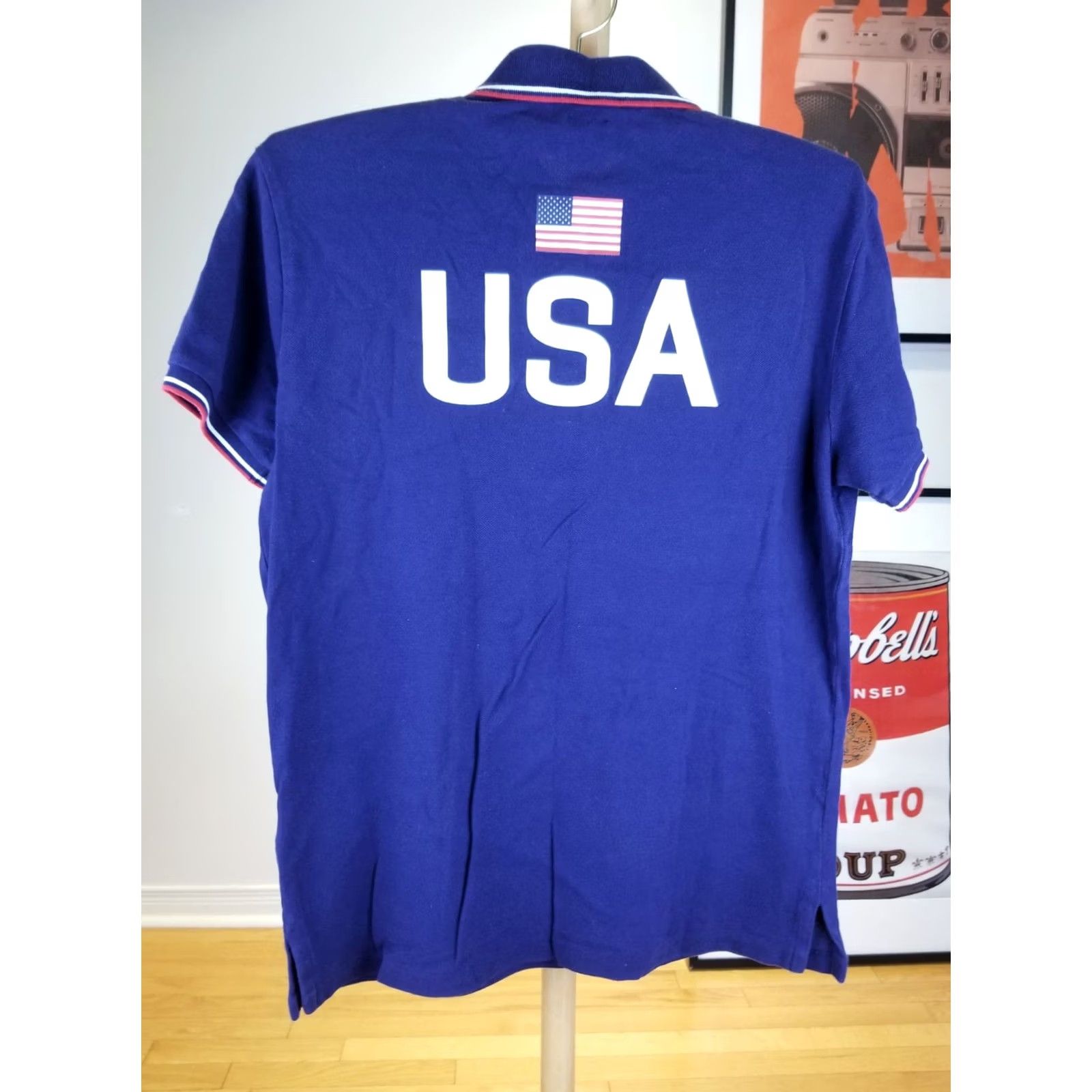 Polo Ralph Lauren POLO RALPH LAUREN USA TEAM BLUE POLO SHIRT SZ MEDIUM Mens Size US M / EU 48-50 / 2 - 6 Thumbnail