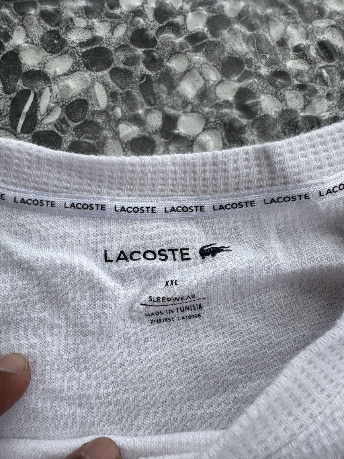 Lacoste Nice design Lacoste Shirt Size US XXL / EU 58 / 5 - 3 Thumbnail