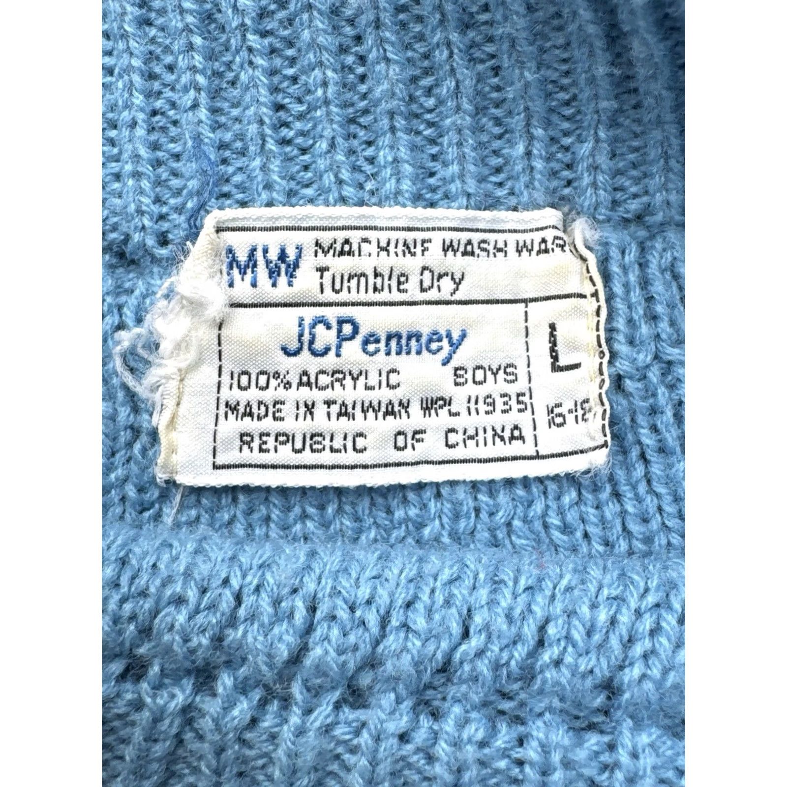 Vintage VINTAGE Nordic Ski Sweater Blue Red White Knit S Adult XS 70s 80s JCPenney Size S / US 4 / IT 40 - 8 Thumbnail