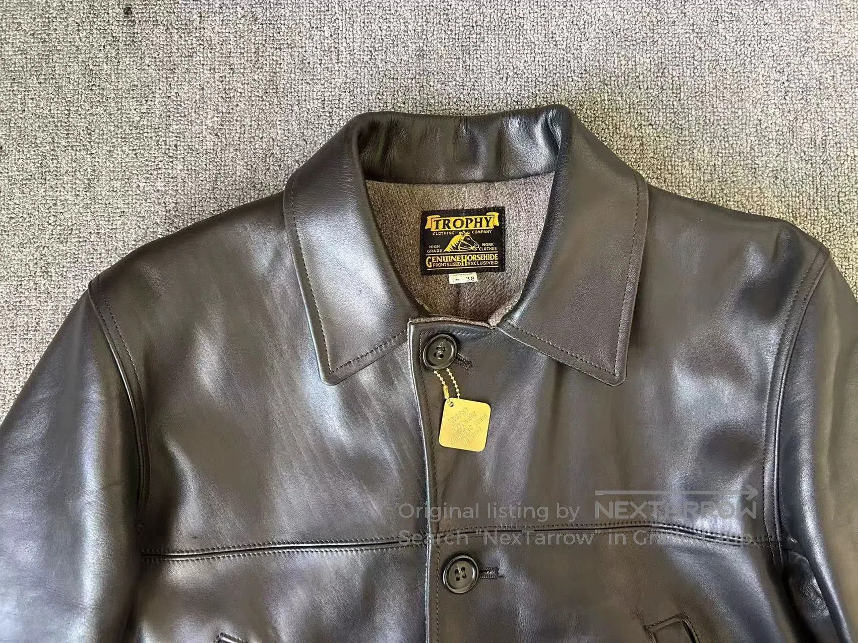 Other premium leather outerwear jacket size 38. Size US M / EU 48-50 / 2 - 3 Thumbnail