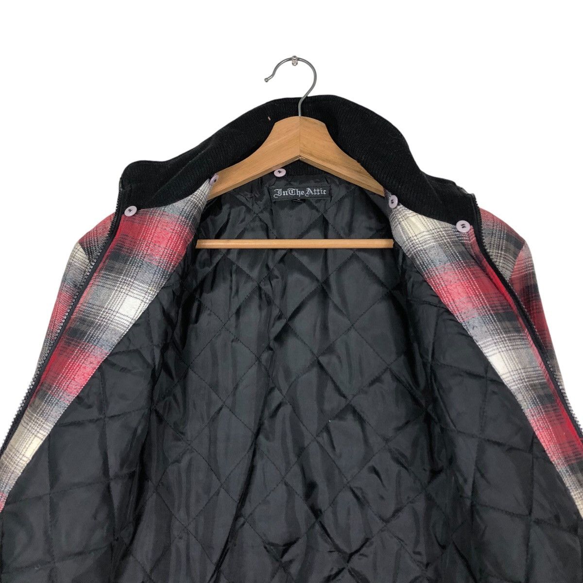 In The Attic 📌Vintage Bomber Jacket In The Attic Punk Tartan Design Size US L / EU 52-54 / 3 - 15 Thumbnail