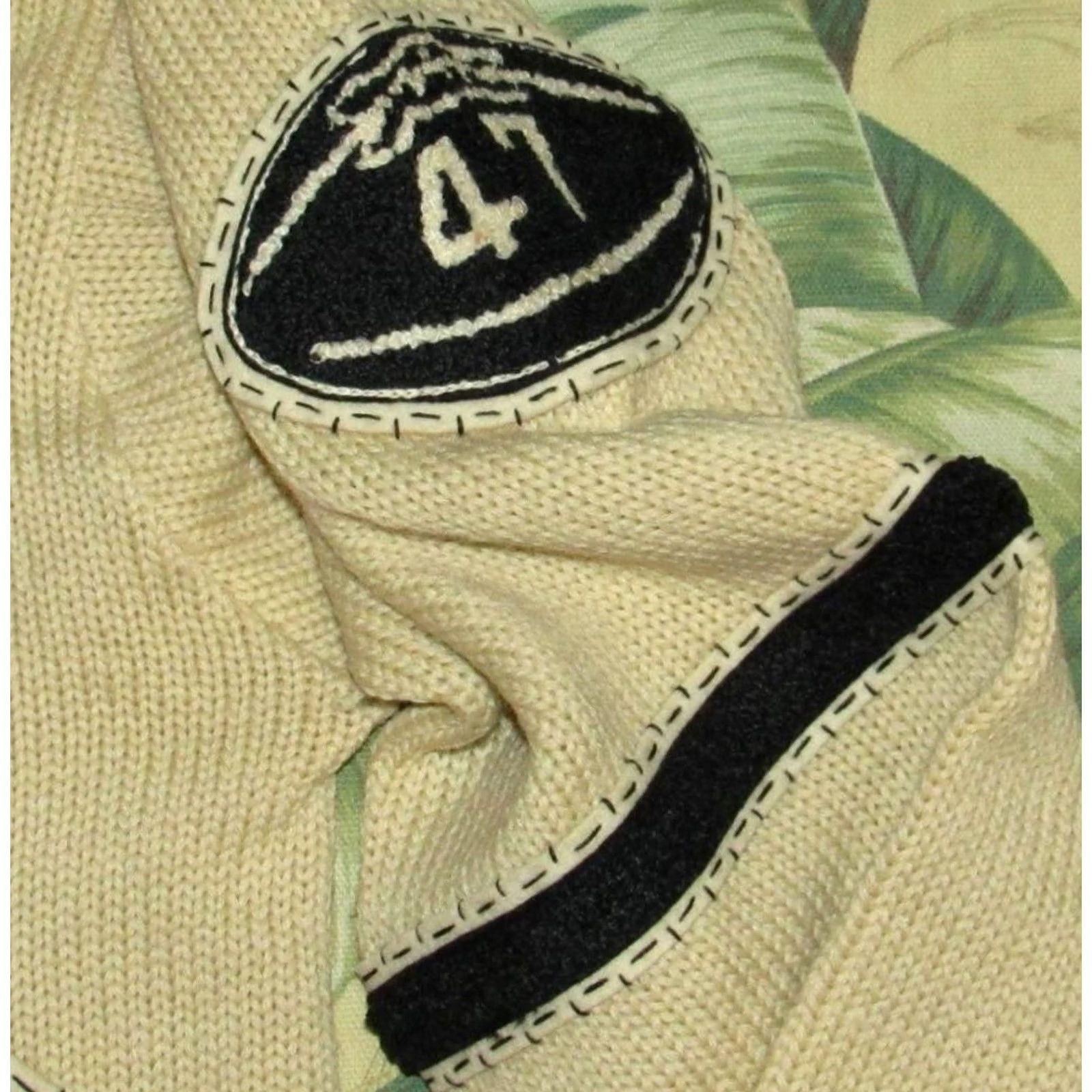 Vintage Vtg 1946 Varsity Cardigan Sweater S/M Shirt Mens Ivory 1946 Varsity Letterman Cardigan Sweater S/M Size US S / EU 44-46 / 1 - 4 Thumbnail