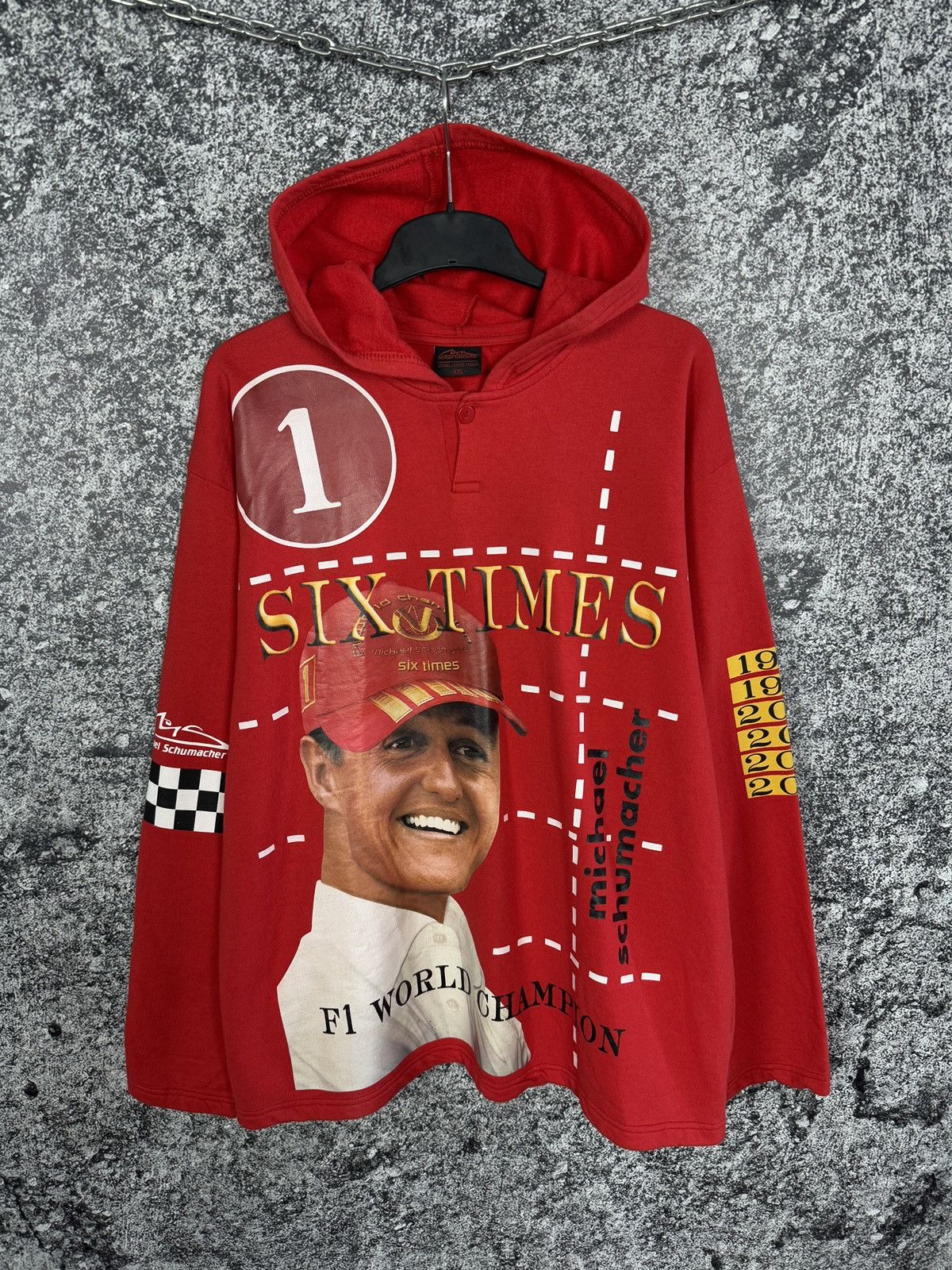 Formula 1 × Vintage Rare Michael Schumacher Vintage Racing F1 World Champion Size US XXL / EU 58 / 5 - 1 Thumbnail