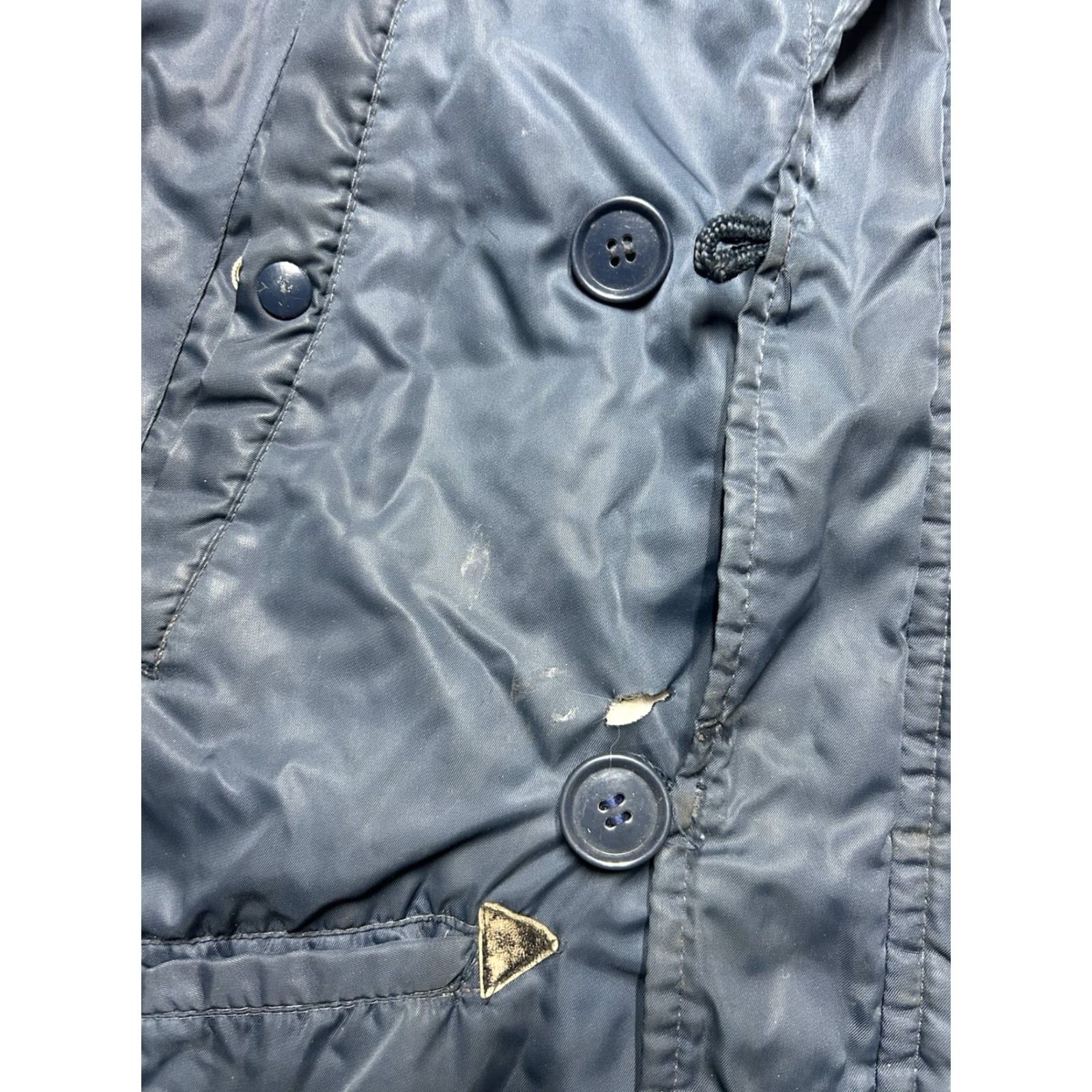 Sears VINTAGE Sears parka jacket N-3B style snorkel puffer coat blue XL tall Men Jacket Size US XL / EU 56 / 4 - 4 Thumbnail