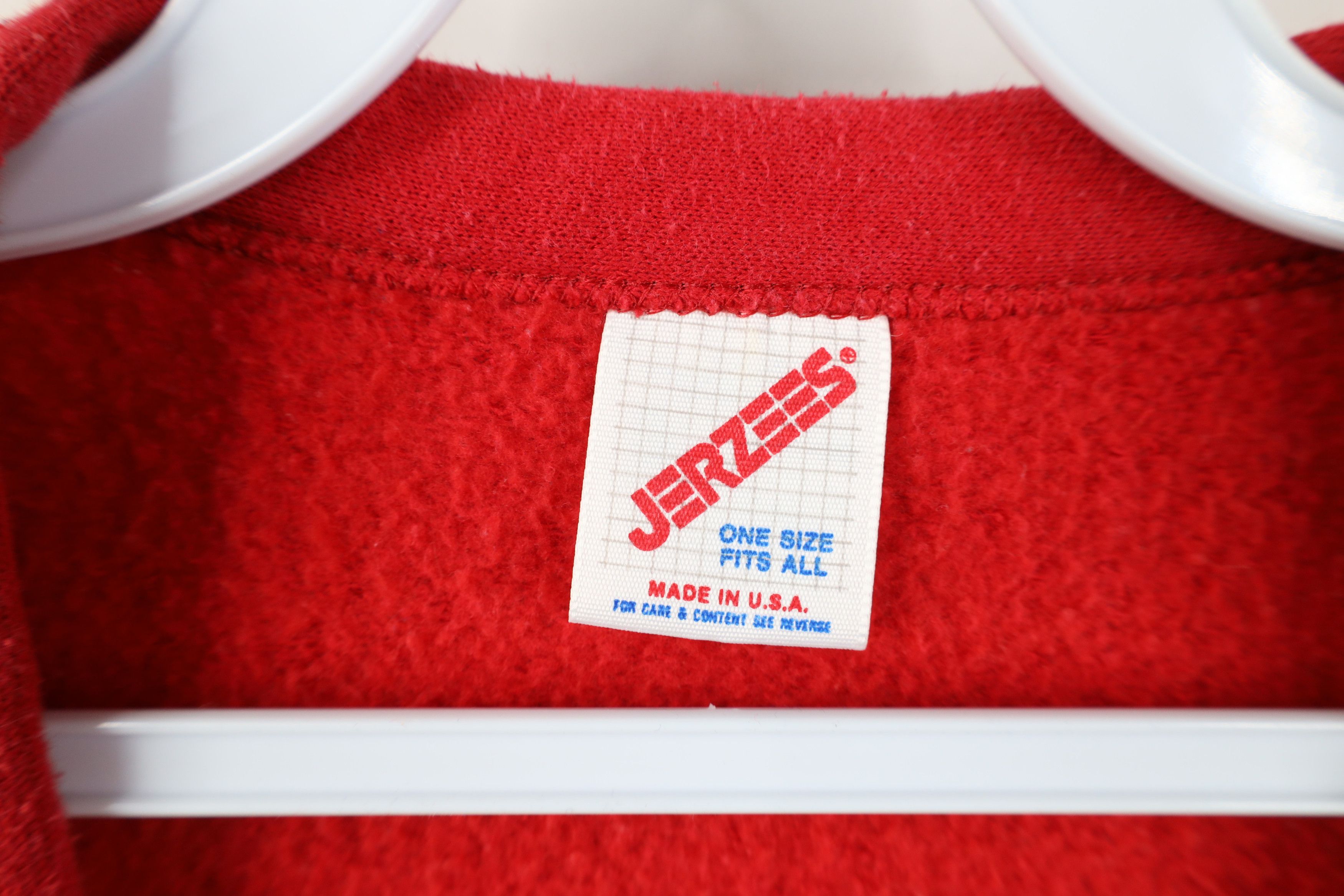 Vintage Vintage 90s Streetwear Mouse Cardigan Sweatshirt Red USA Size ONE SIZE - 10 Thumbnail