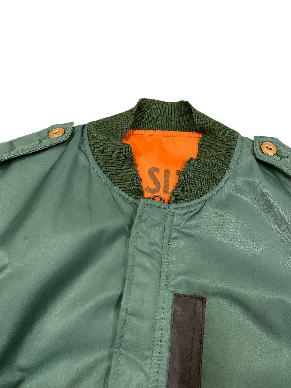 Vintage Vtg Bomber Jacket SLY Military - Amelia Size US M / EU 48-50 / 2 - 4 Thumbnail