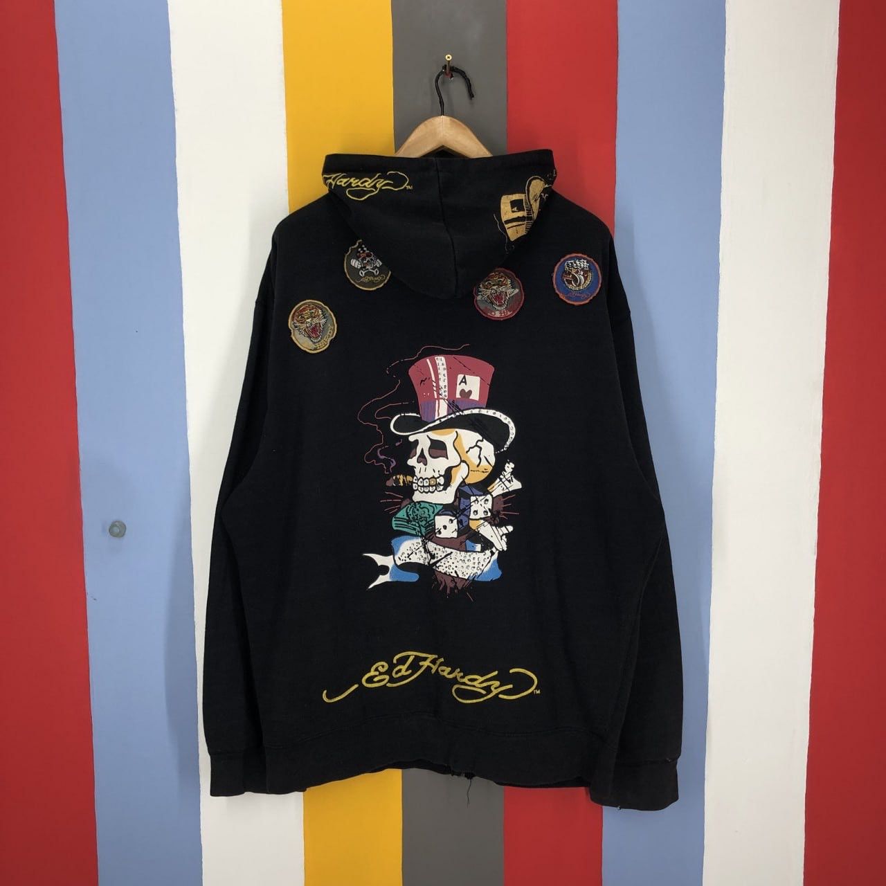 Ed Hardy ED HARDY Zipper Hoodie #1479/AY Size US XL / EU 56 / 4 - 1 Thumbnail