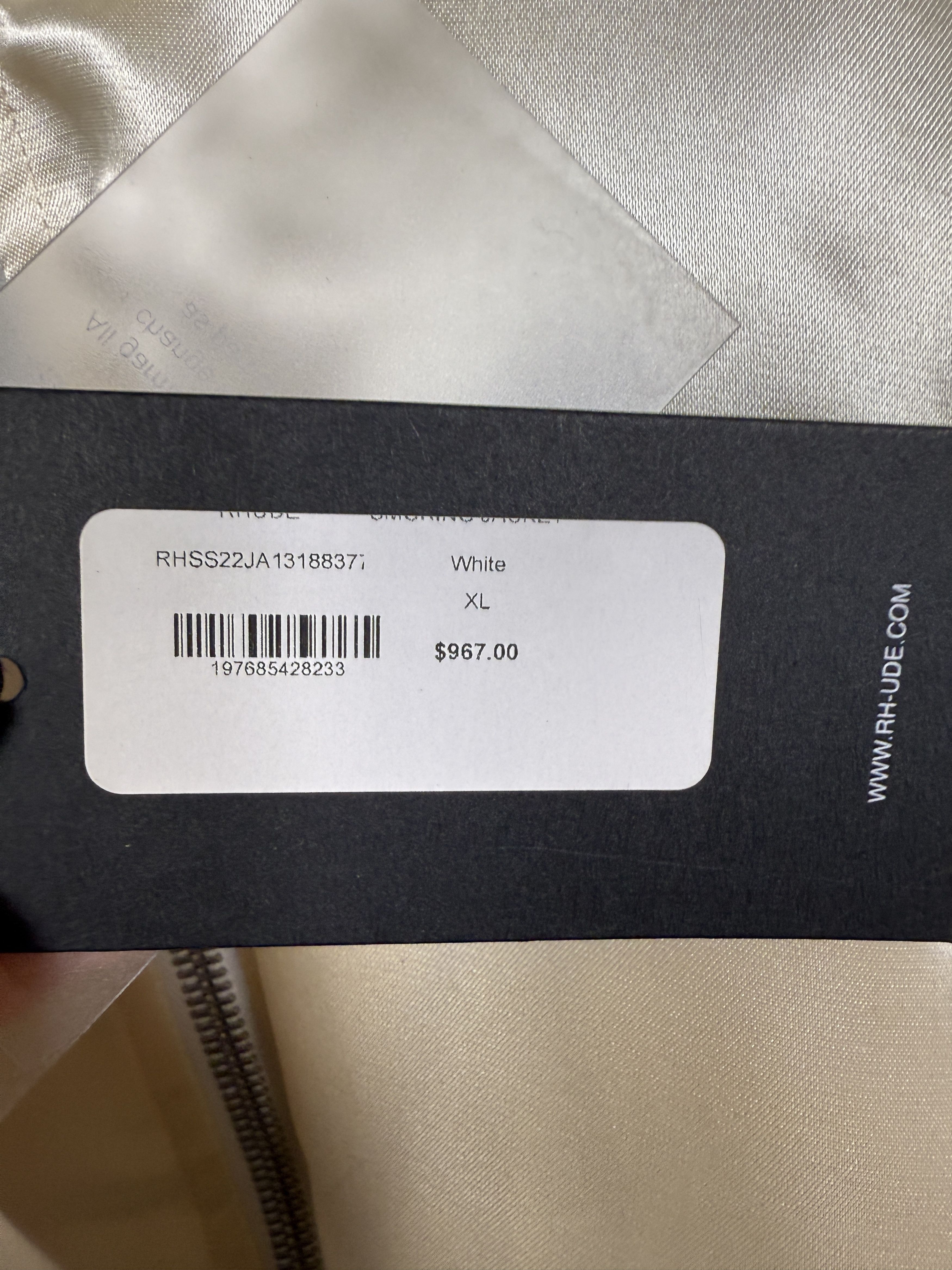 Rhude $1895 Rhude Smoking Jacket casino gambler Size US XL / EU 56 / 4 - 8 Thumbnail