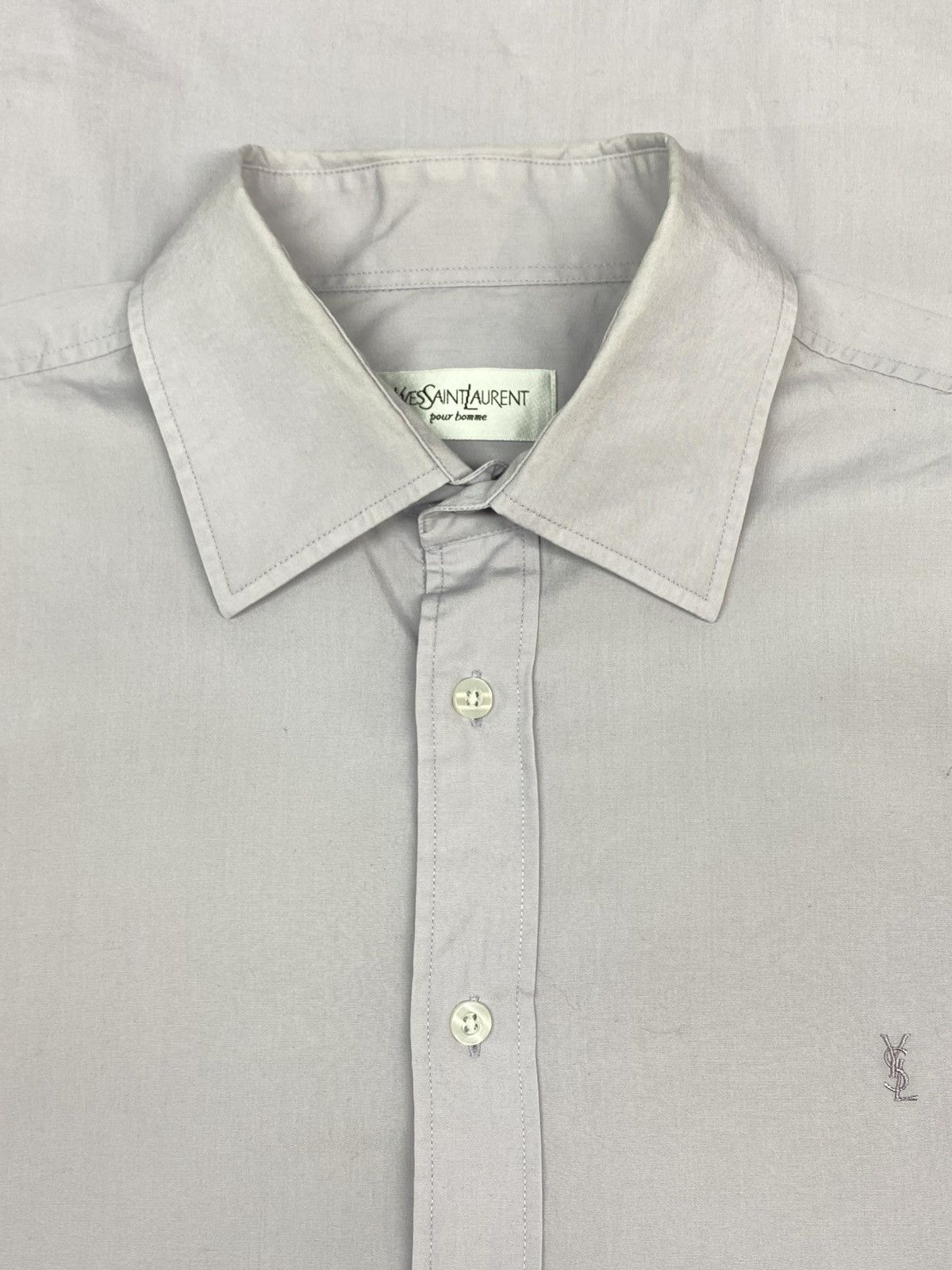 Yves Saint Laurent Vintage Yves Saint Laurent Long Sleeve Shirt Size US M / EU 48-50 / 2 - 12 Thumbnail