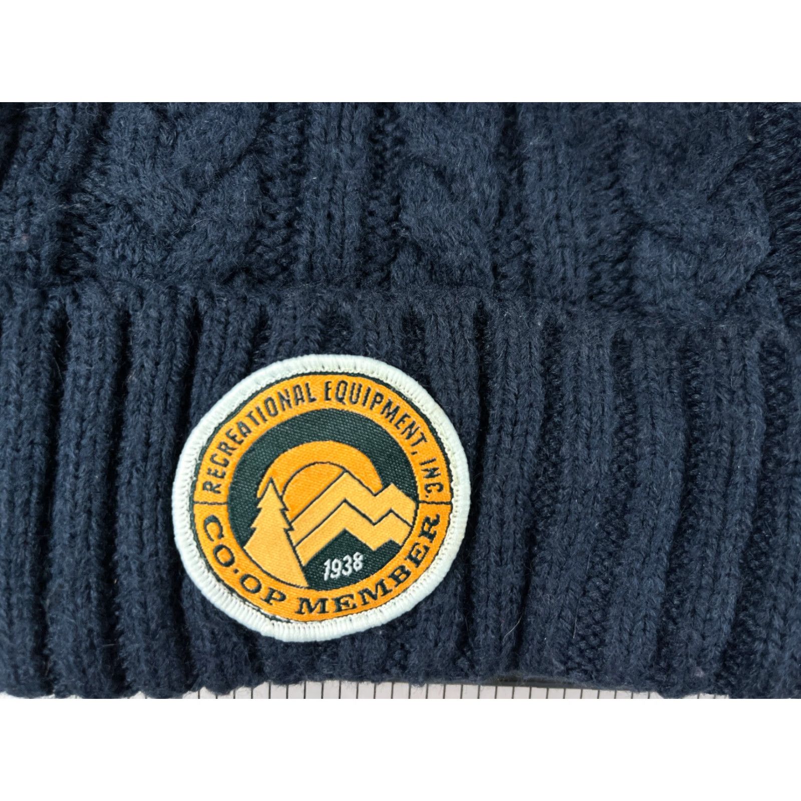 Vintage VINTAGE REI Co-op Beanie Adult One Size Blue Knit Acrylic Casual Outdoor Logo Camping Winter Mens Size ONE SIZE - 2 Thumbnail