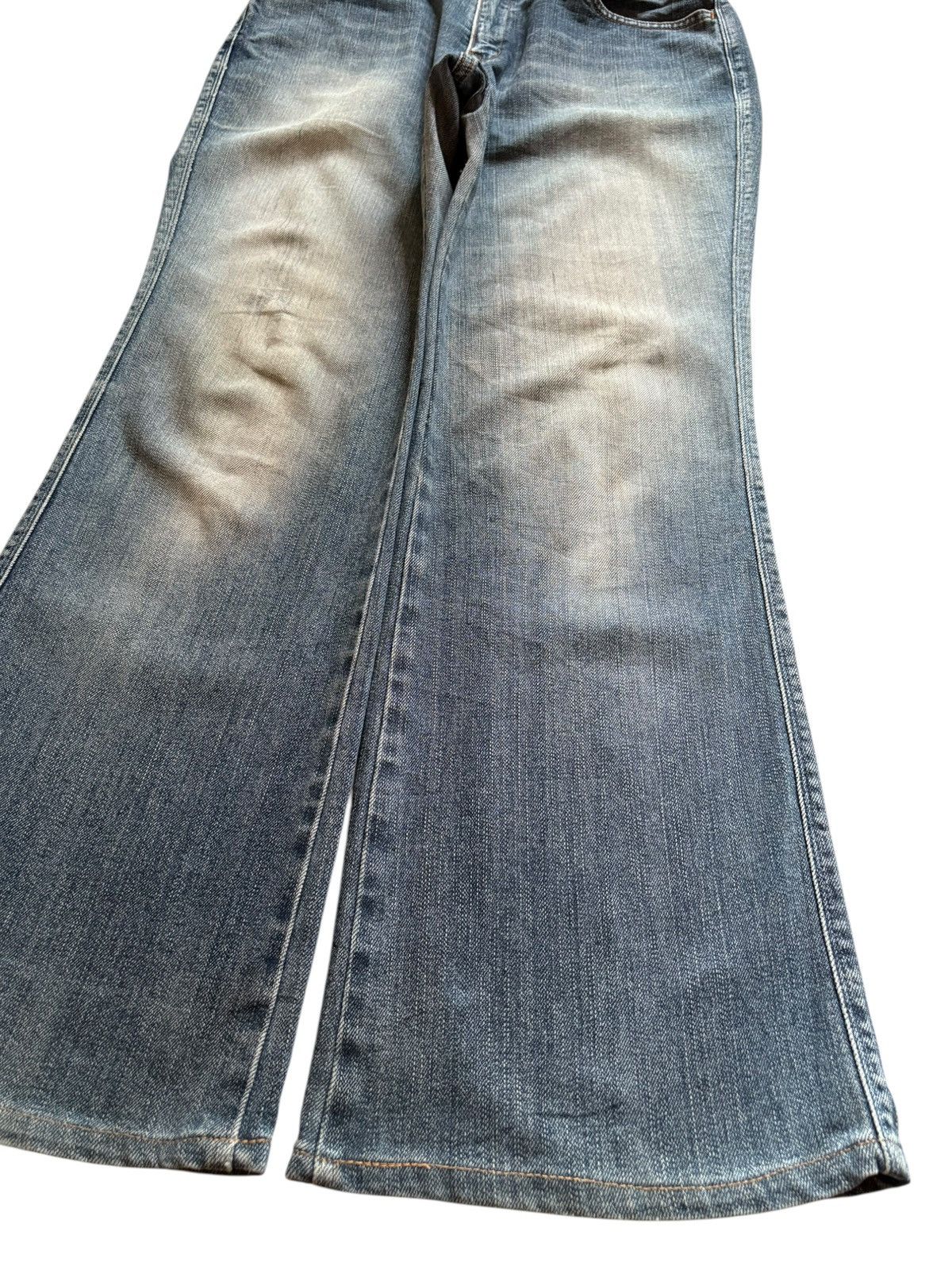 Japanese Brand SALES🔥Vintage Japanese Rusty Mud Wash Bootcut Flare Jeans Size US 30 / EU 46 - 7 Thumbnail