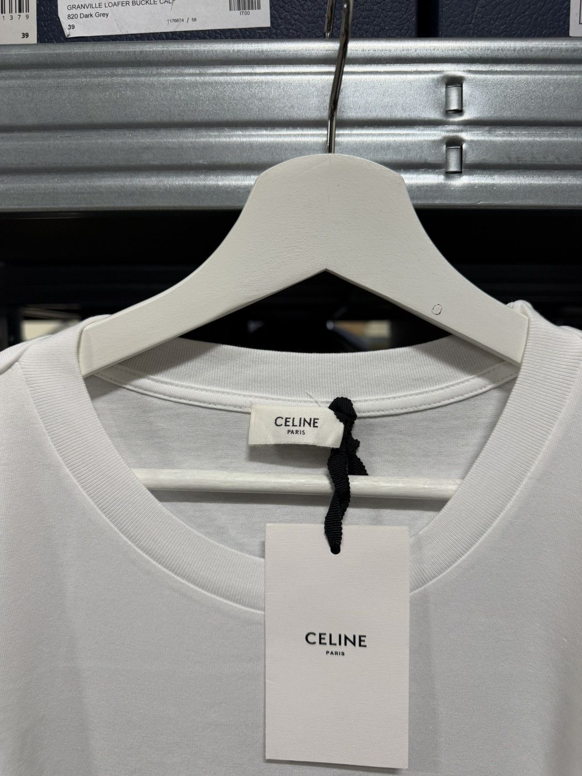 Celine Celine Paris Studded Logo T-Shirt NEW 900$ Size US XL / EU 56 / 4 - 3 Thumbnail